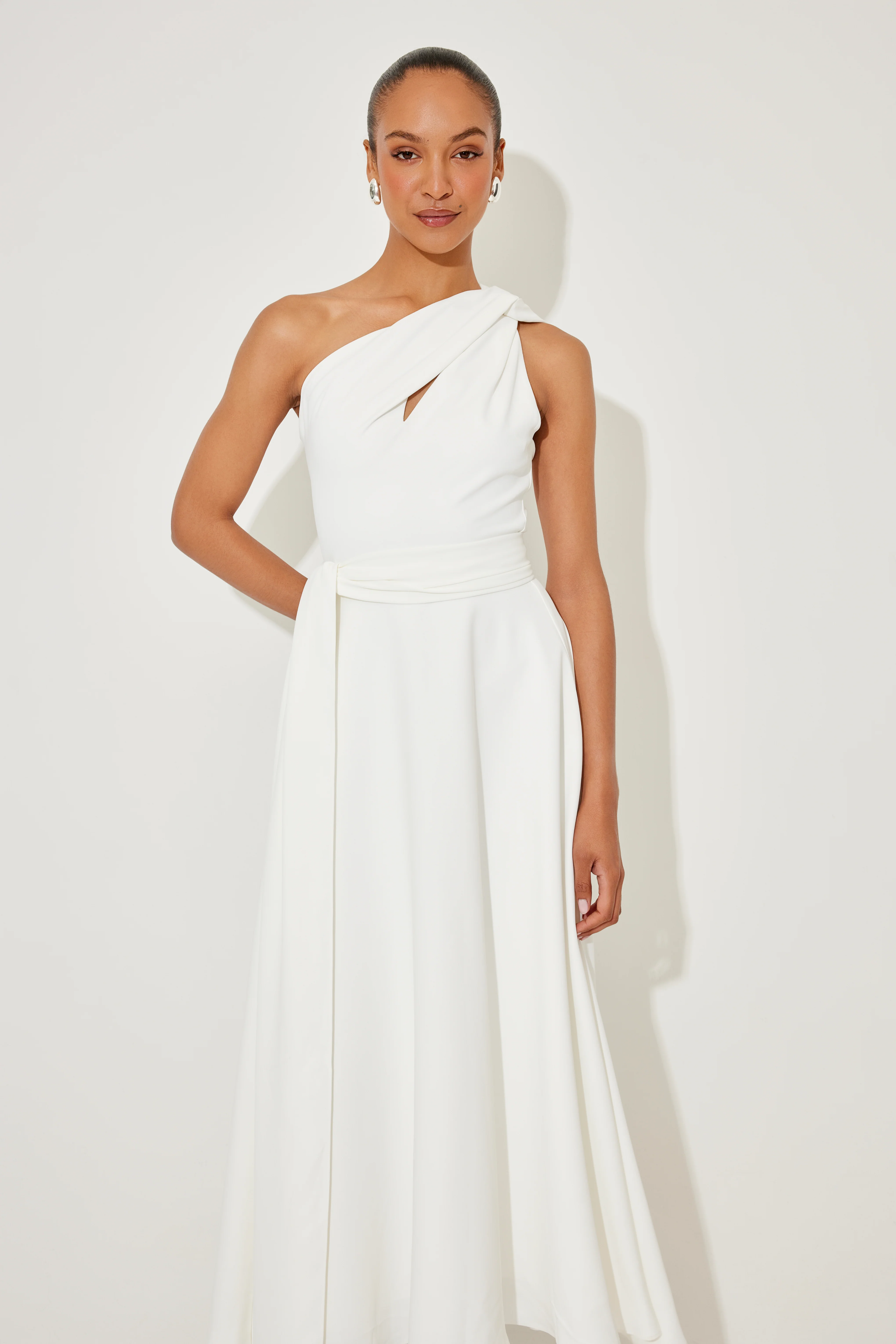 Asymmetric Midi Dress - Image 3
