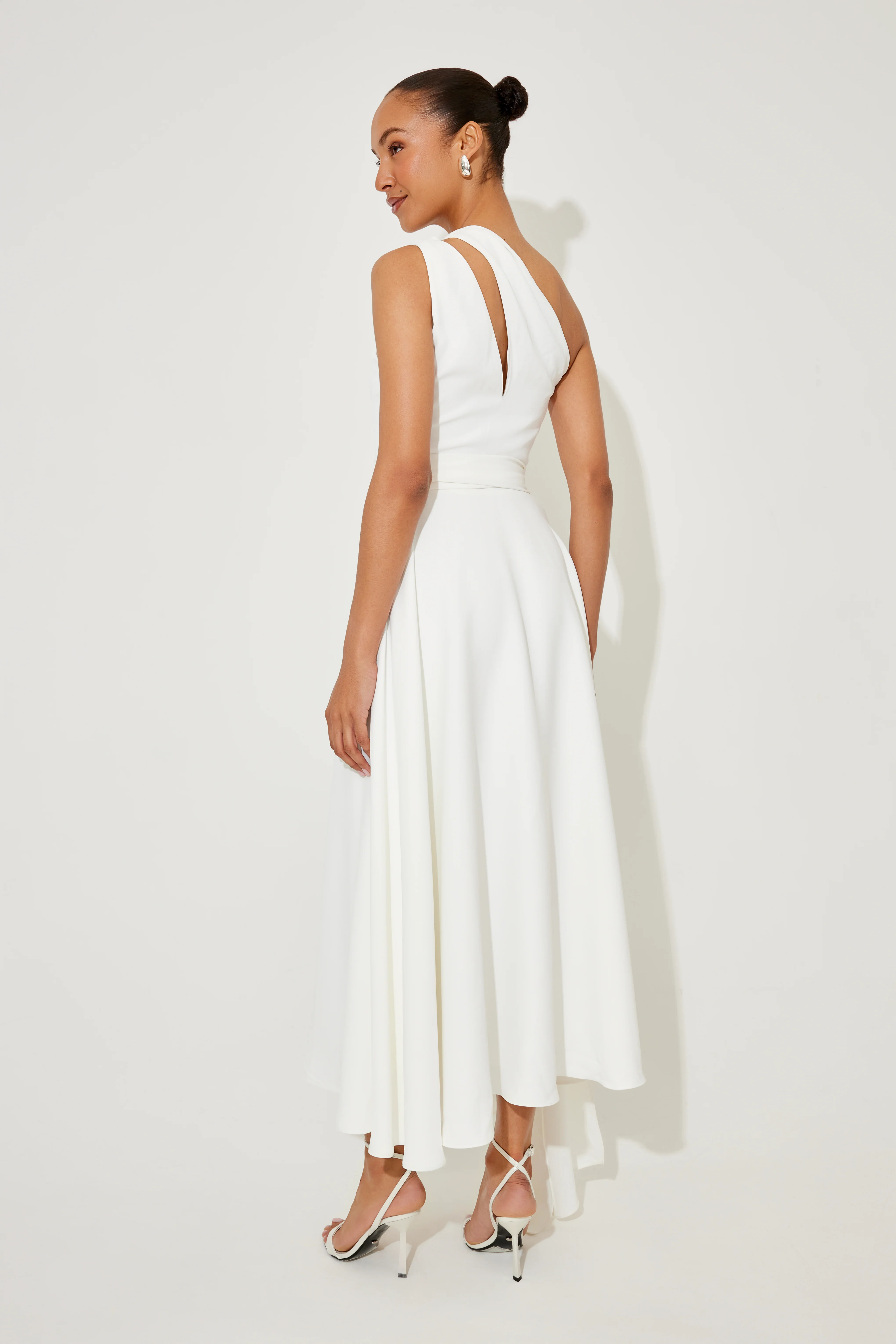 Asymmetric Midi Dress - Image 4