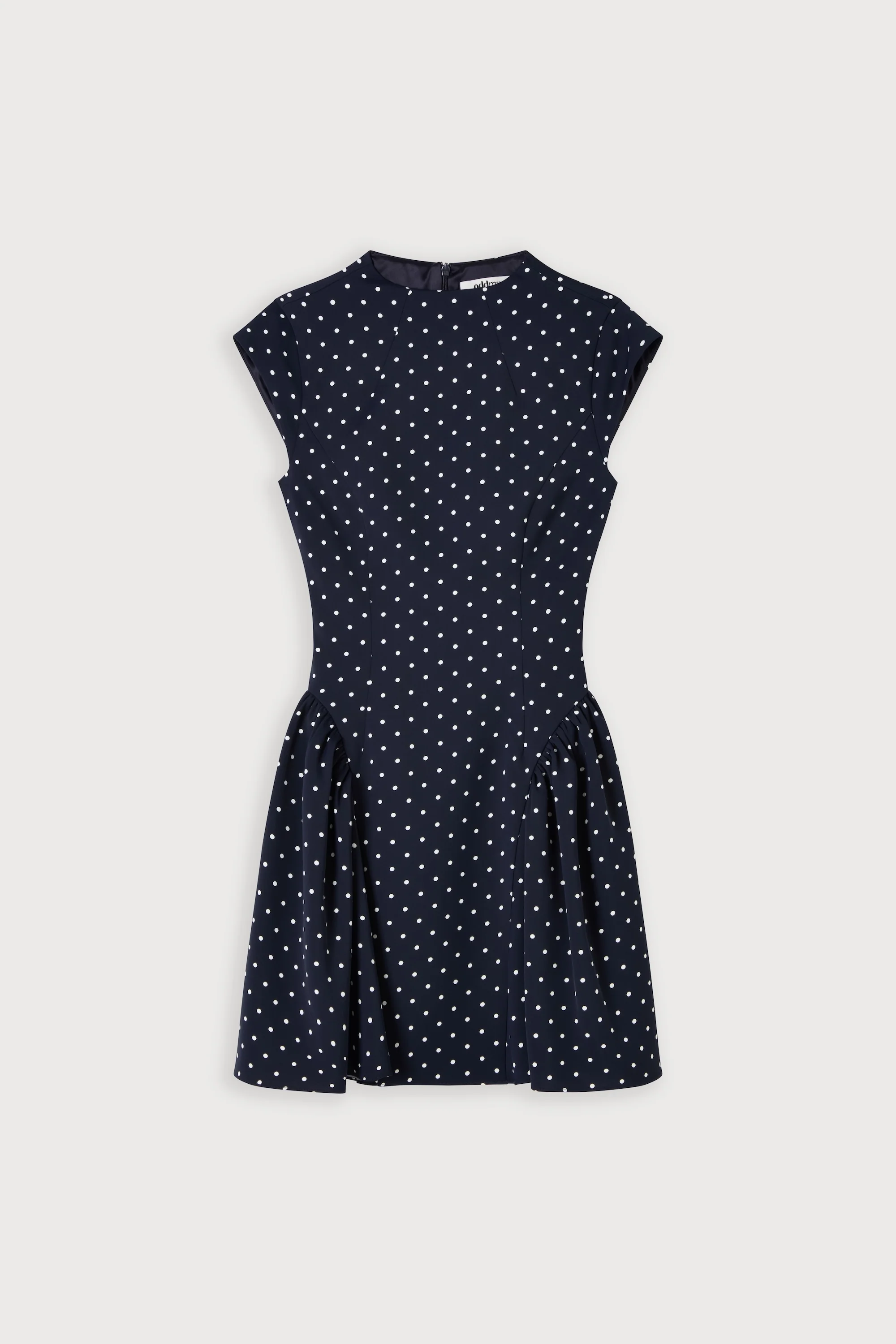 Cap Sleeve Gathered Mini Dress - Image 5