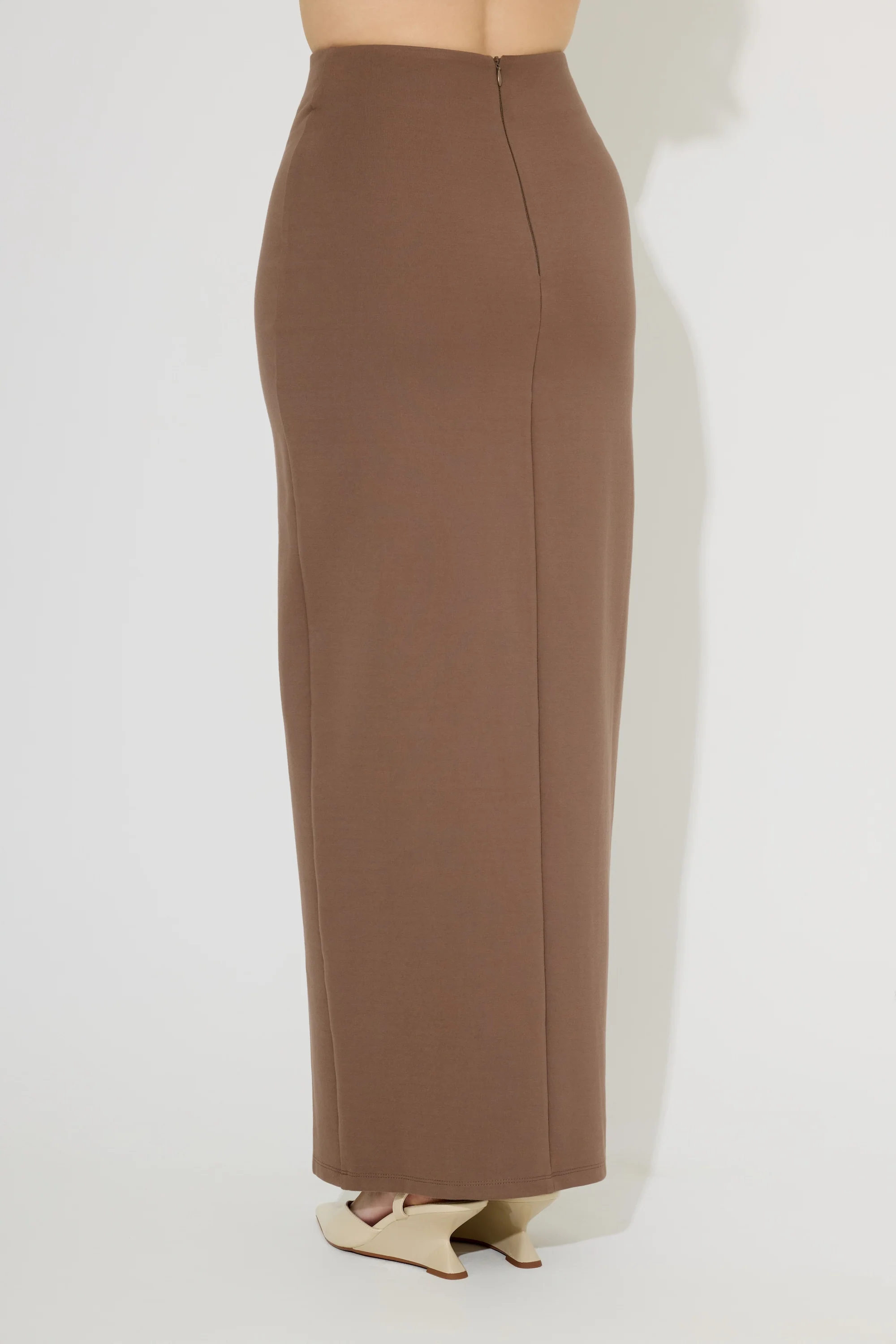 Compact Jersey Maxi Skirt - Image 5