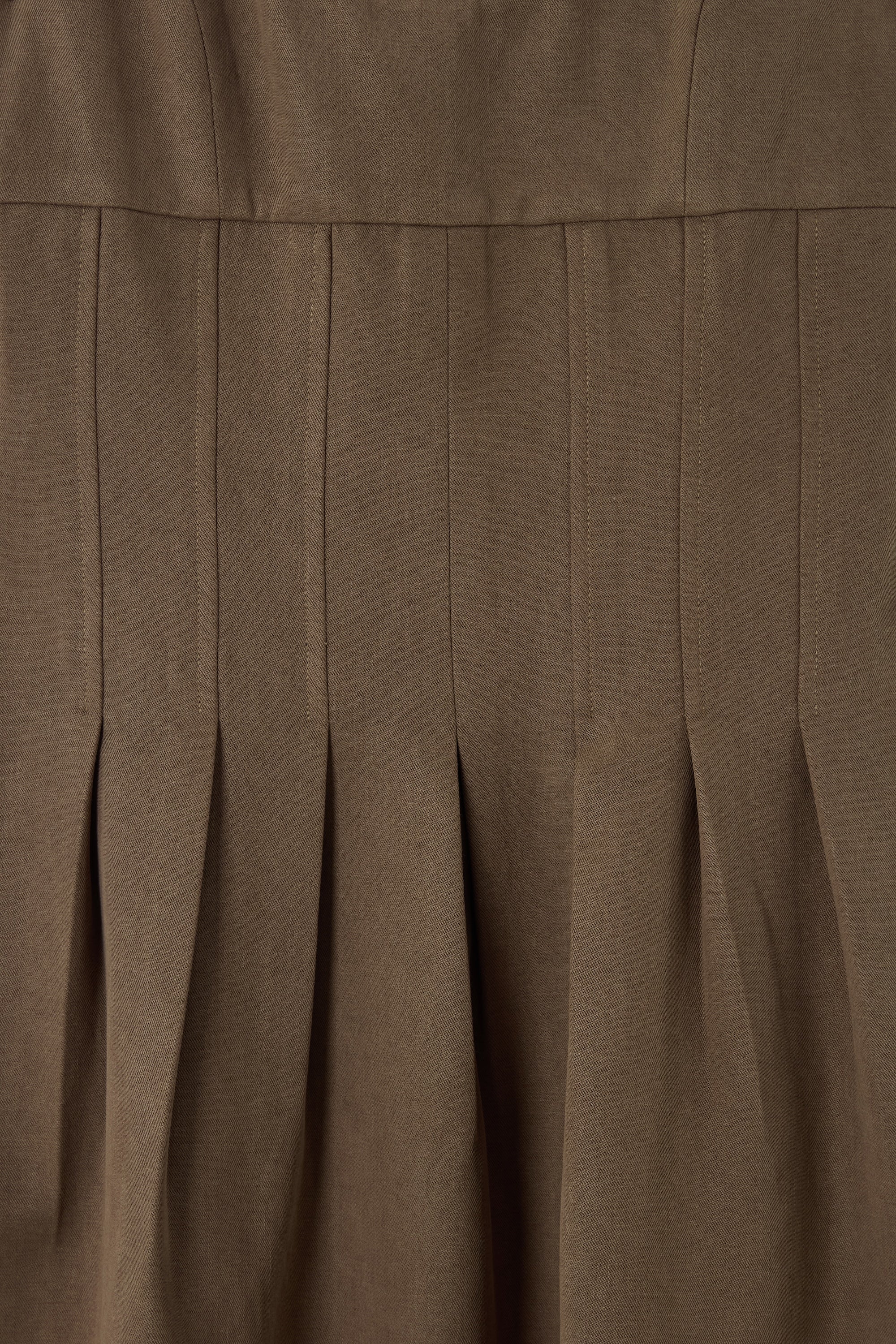 Cotton Mix Cinched Midi Dress - Image 7