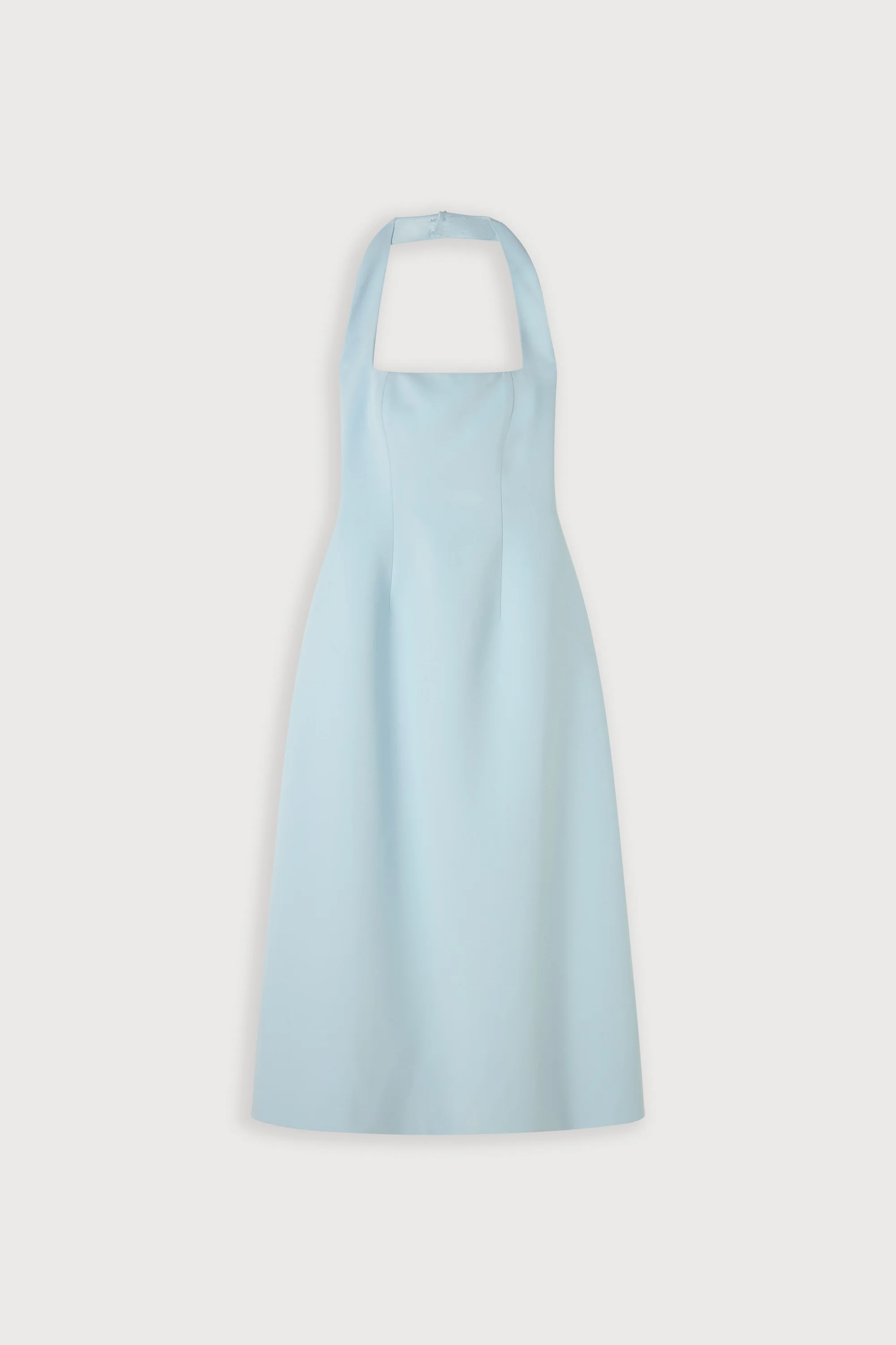 Cotton Mix Halter Midi Dress - Image 5
