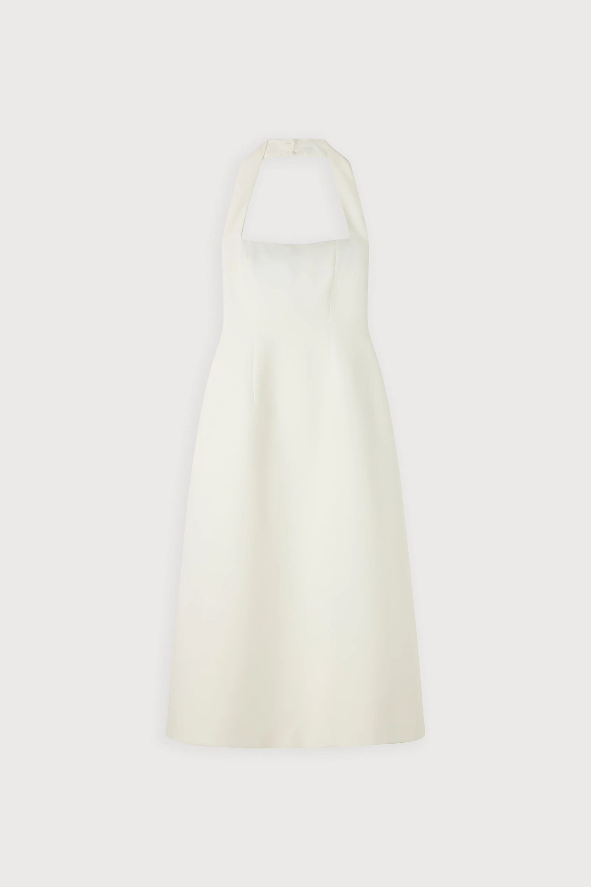 Cotton Mix Halter Midi Dress - Image 6