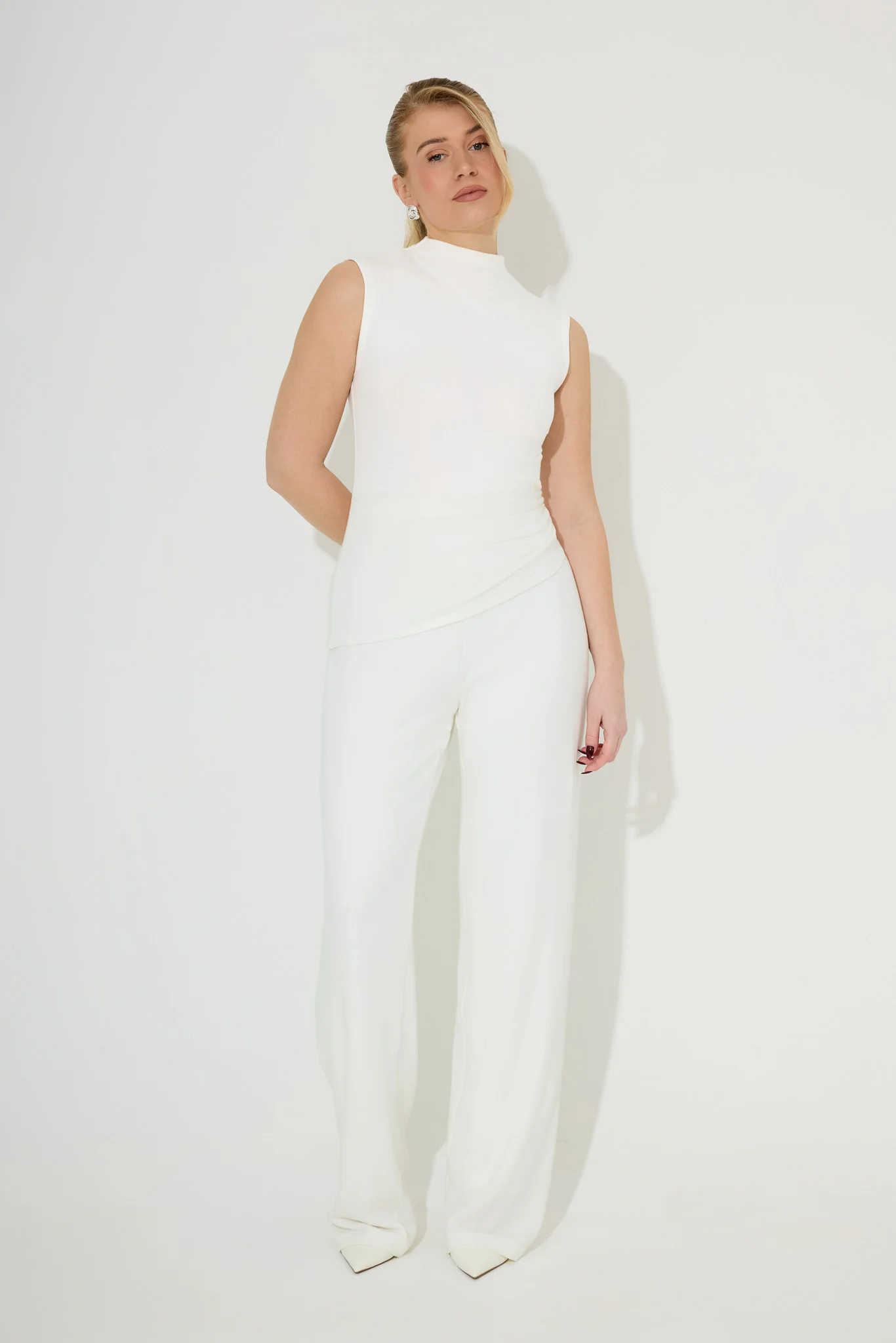 Cotton Mix Jersey Trousers - Image 4