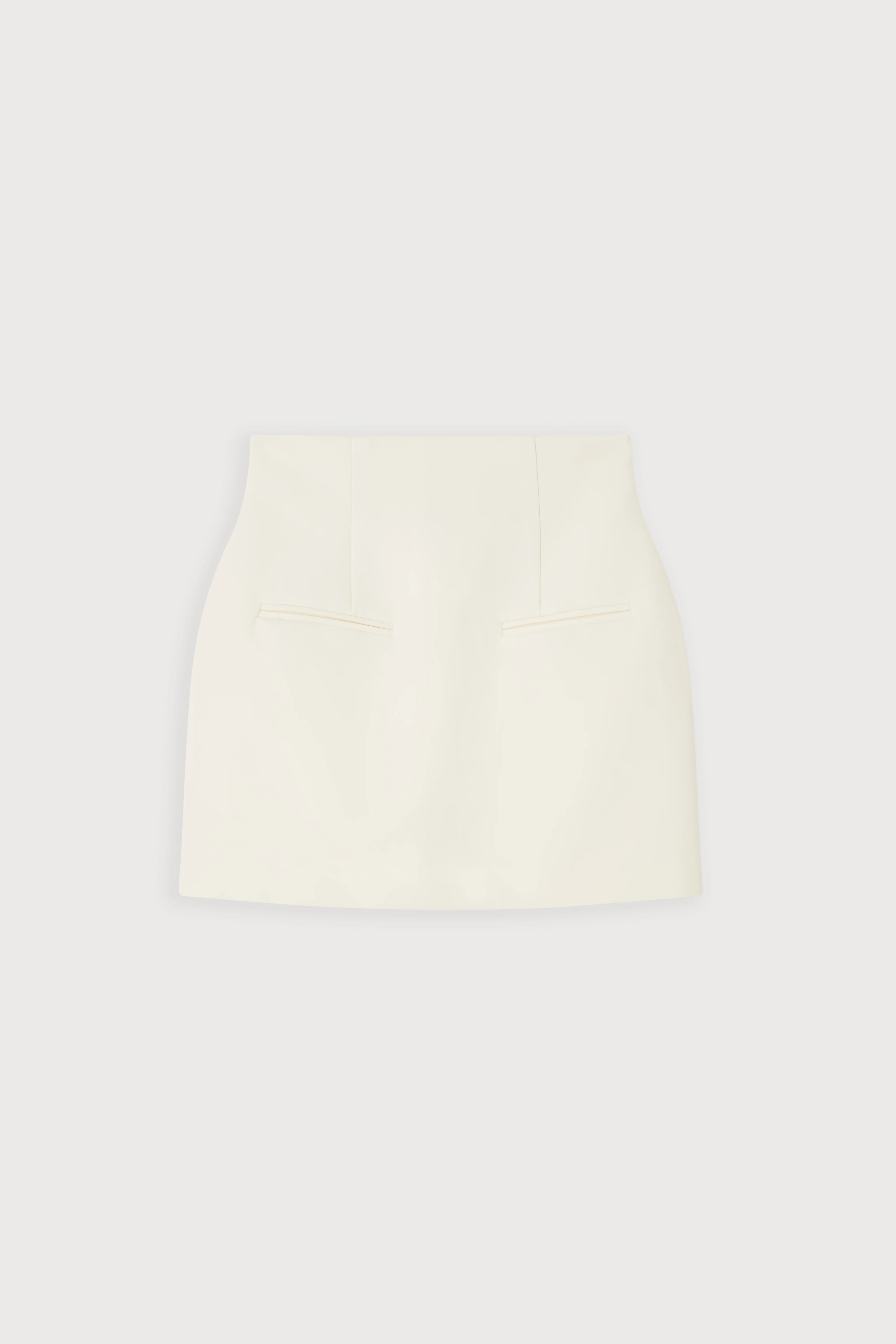 Cotton Mix Structured Skirt - Image 7