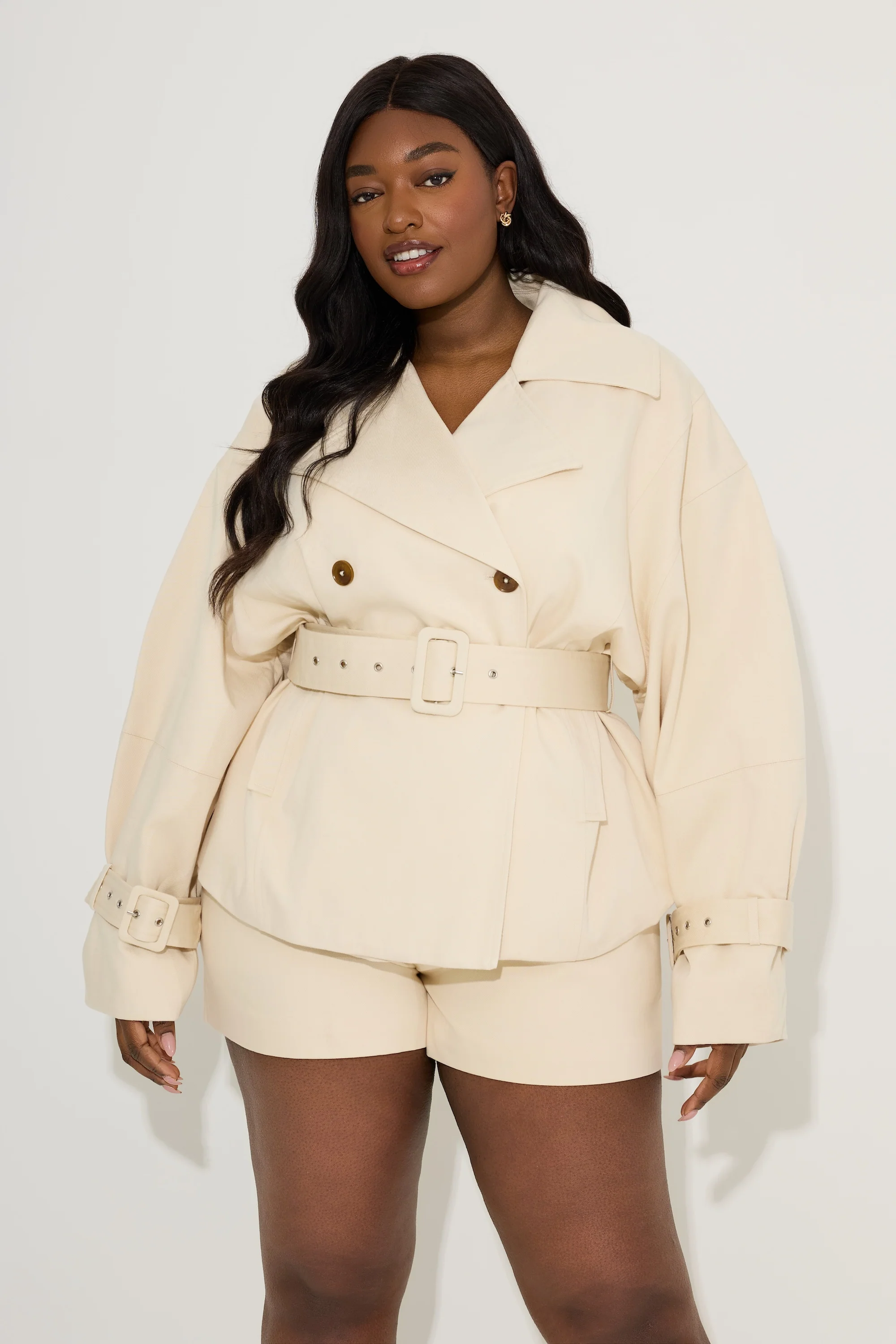 Cotton Mix Trench Jacket - Image 5