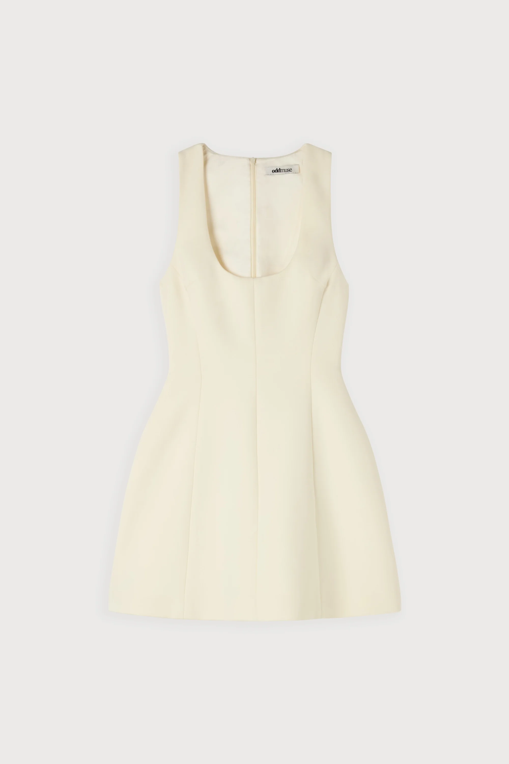Cotton Mix Volume Mini Dress - Image 6