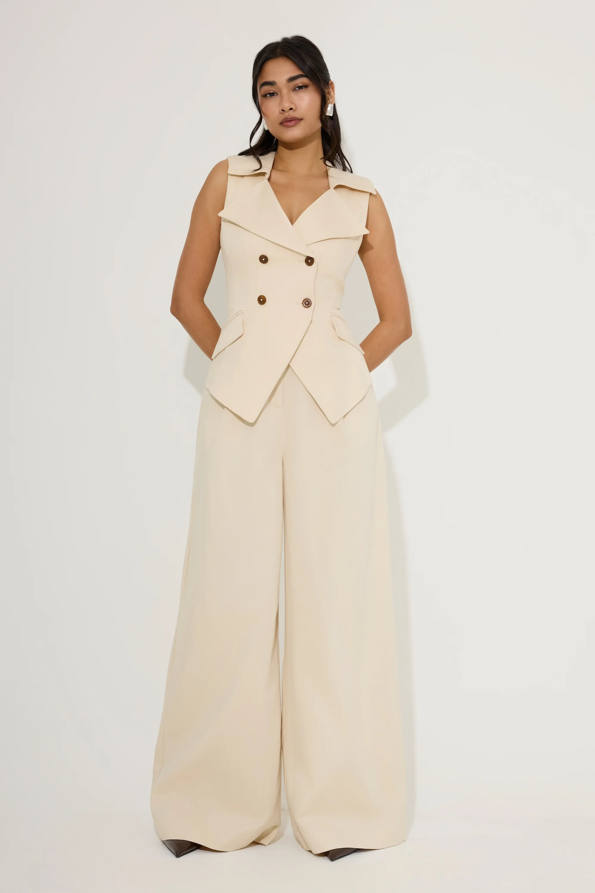 Cotton Mix Waistcoat - Image 3