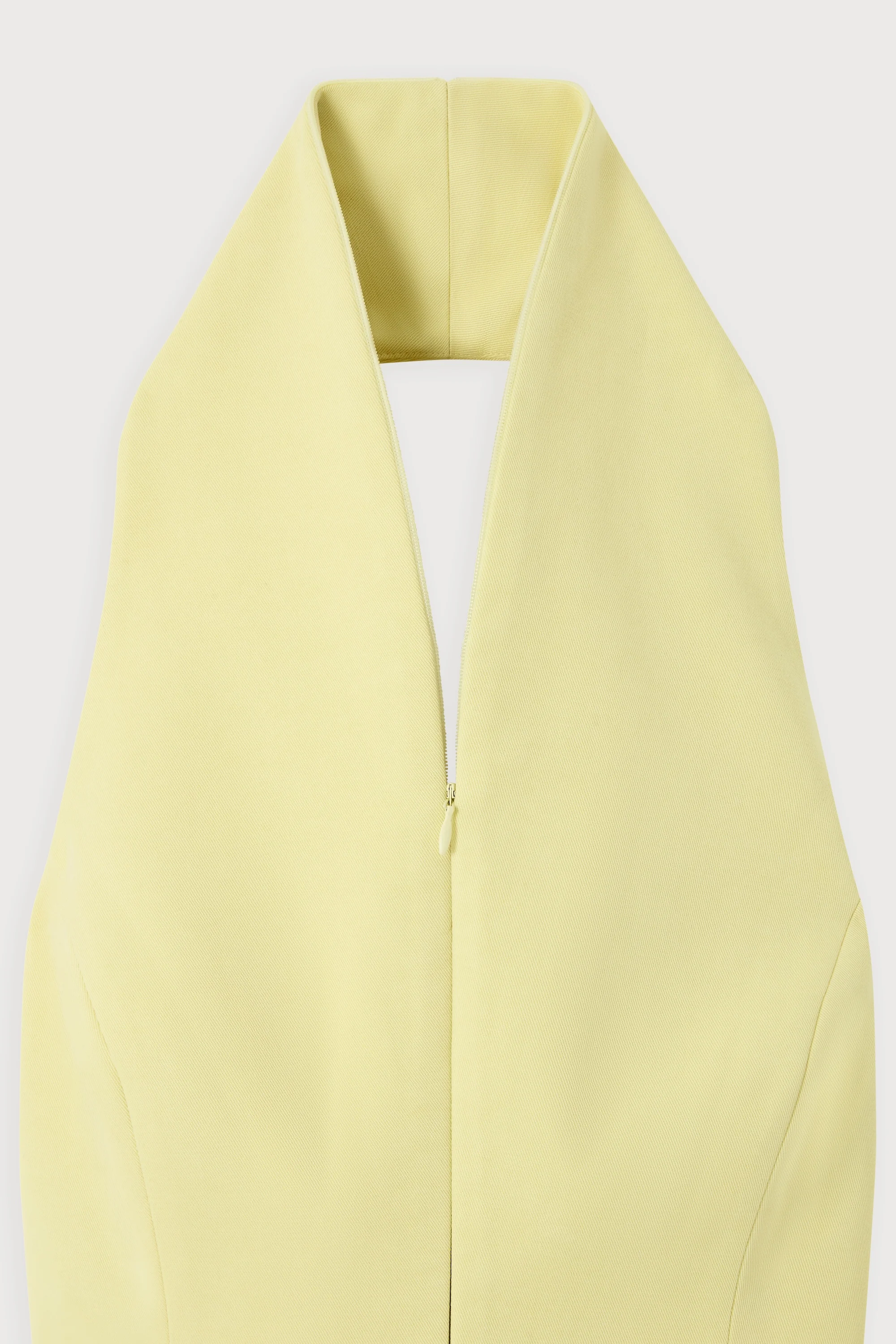 Cotton Mix Zip Collar Mini Dress - Image 6