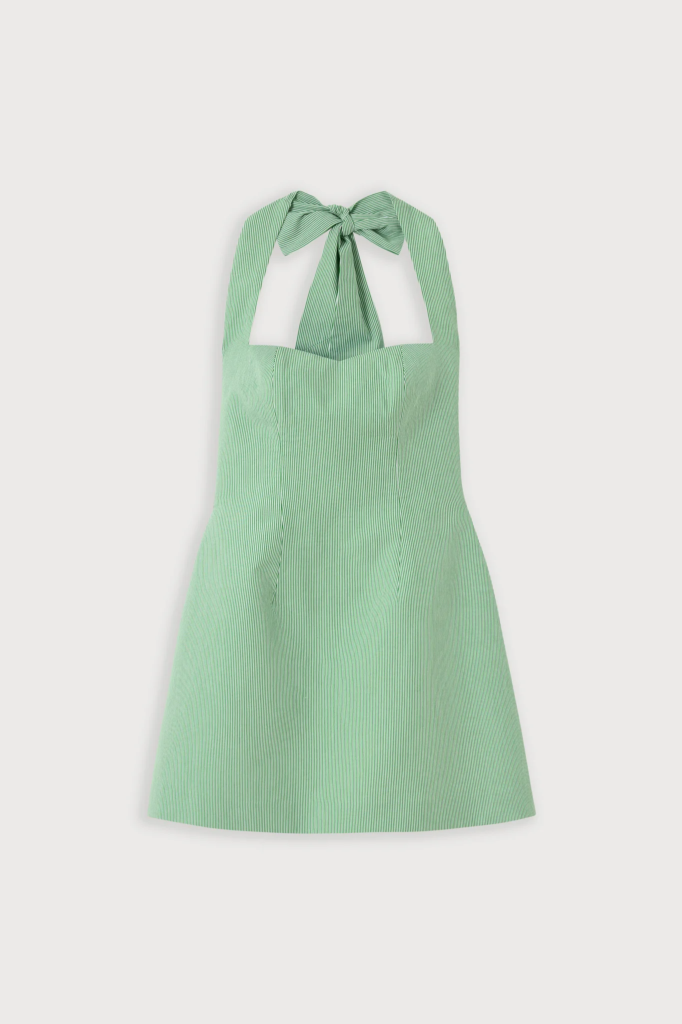 Cotton Pinstripe Mini Dress - Image 7