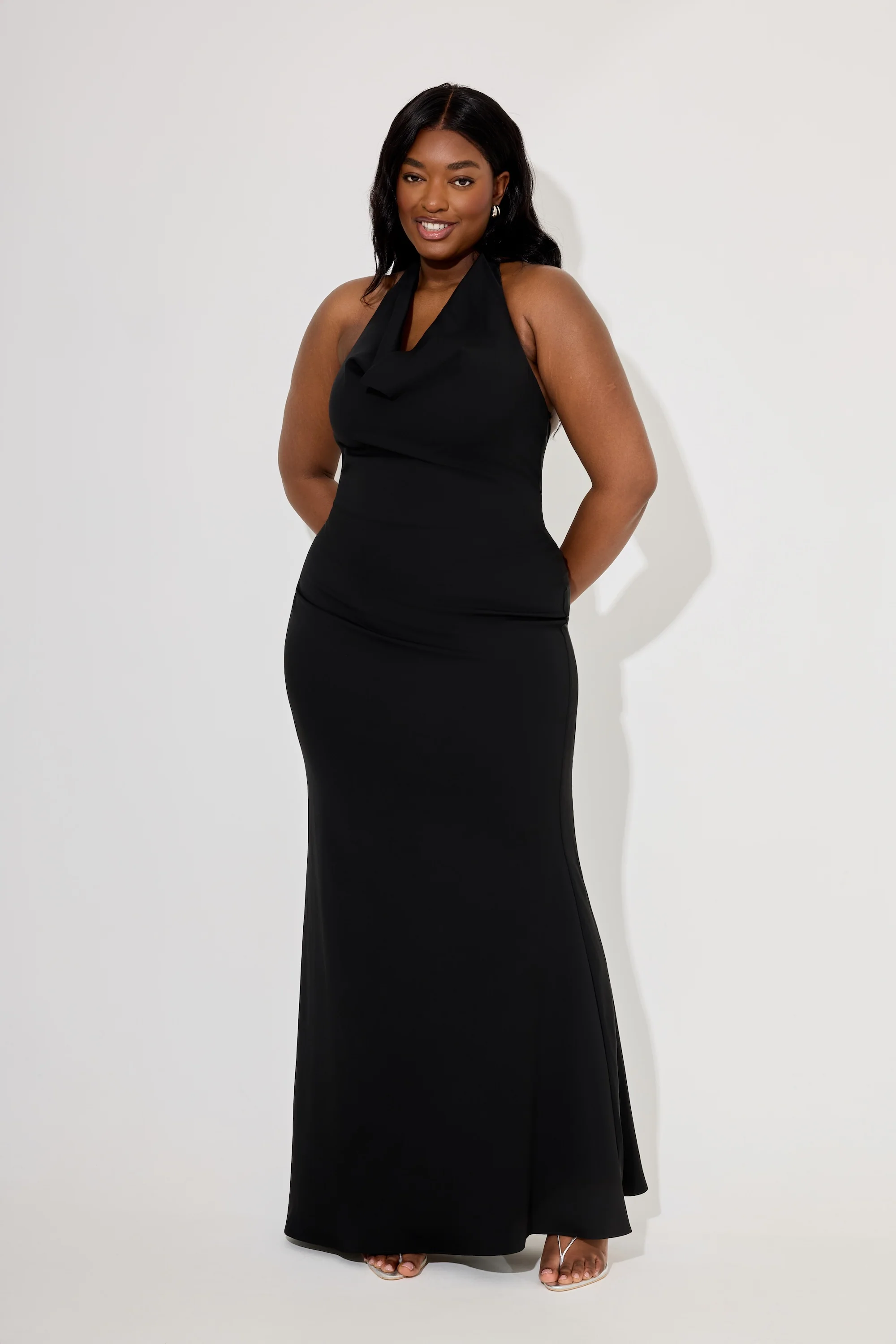 Cowl Neck Maxi Dress - Image 5