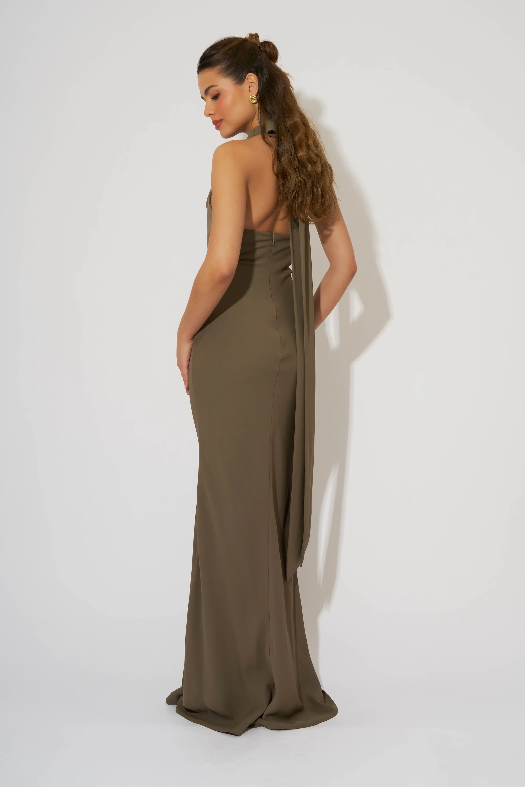 Cowl Neck Maxi Dress - Image 4