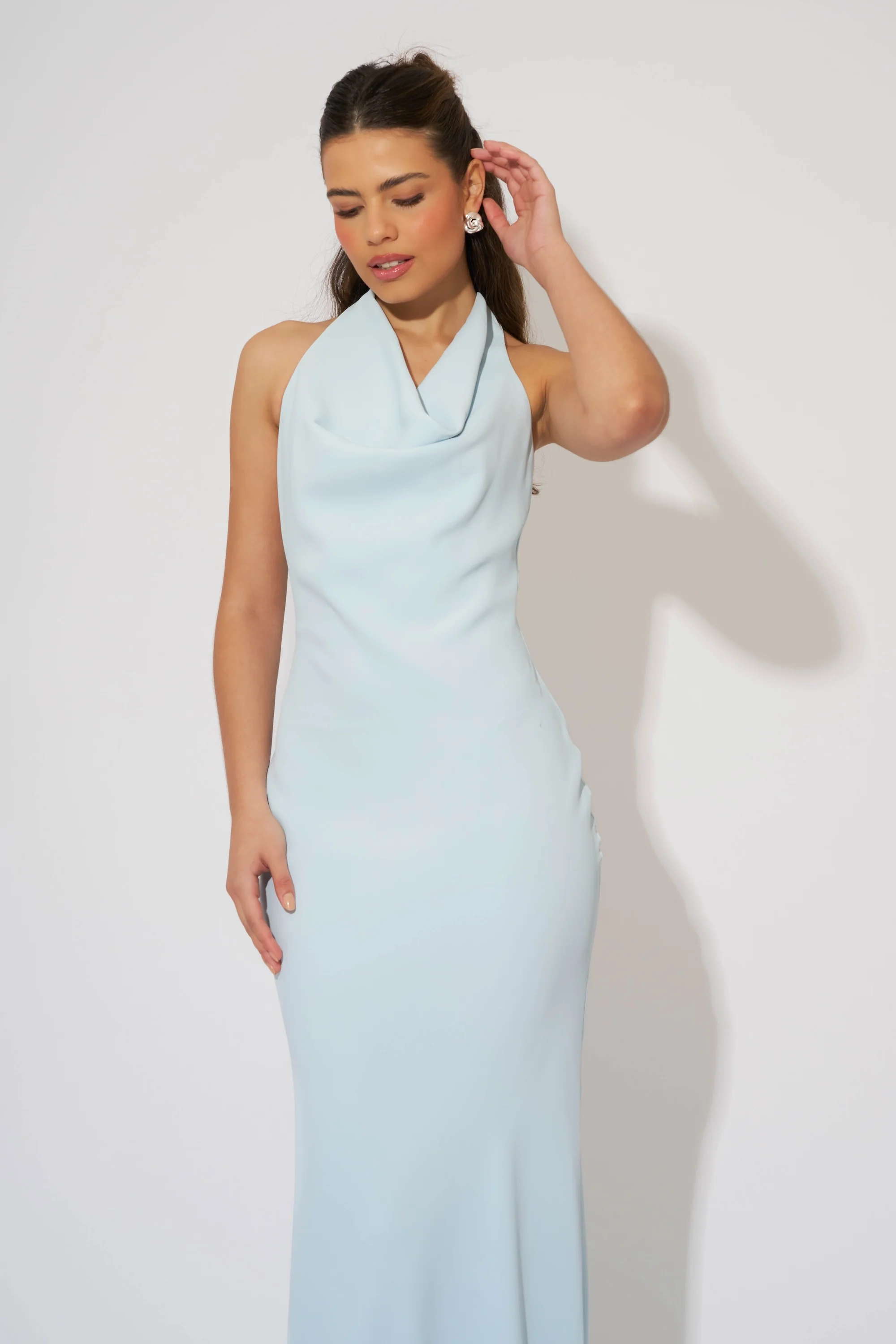 Cowl Neck Maxi Dress - Image 3