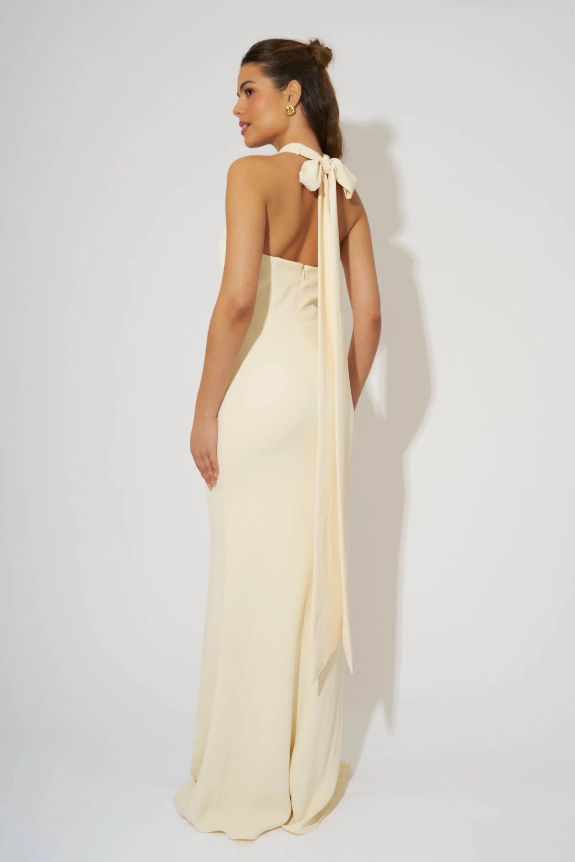 Cross Halter Neck Maxi Dress - Image 4