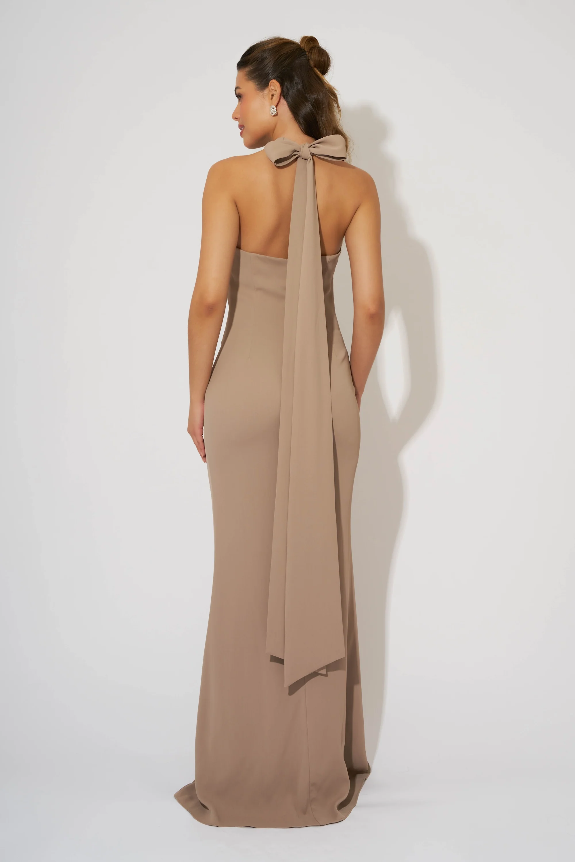 Cross Halter Neck Maxi Dress - Image 4
