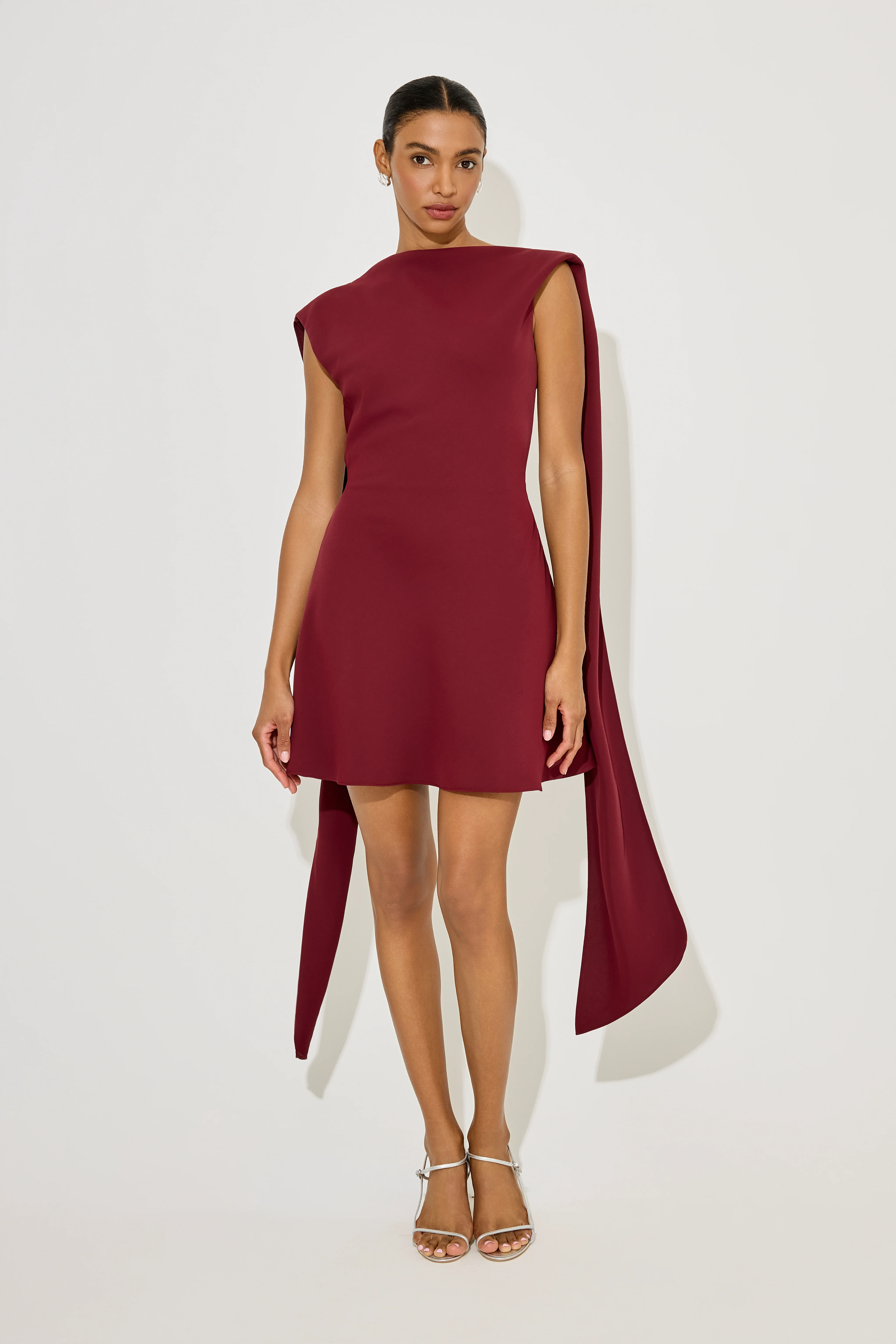 Drape Mini Dress - Image 5