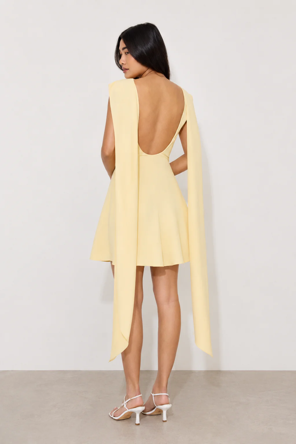 Drape Mini Dress - Image 3