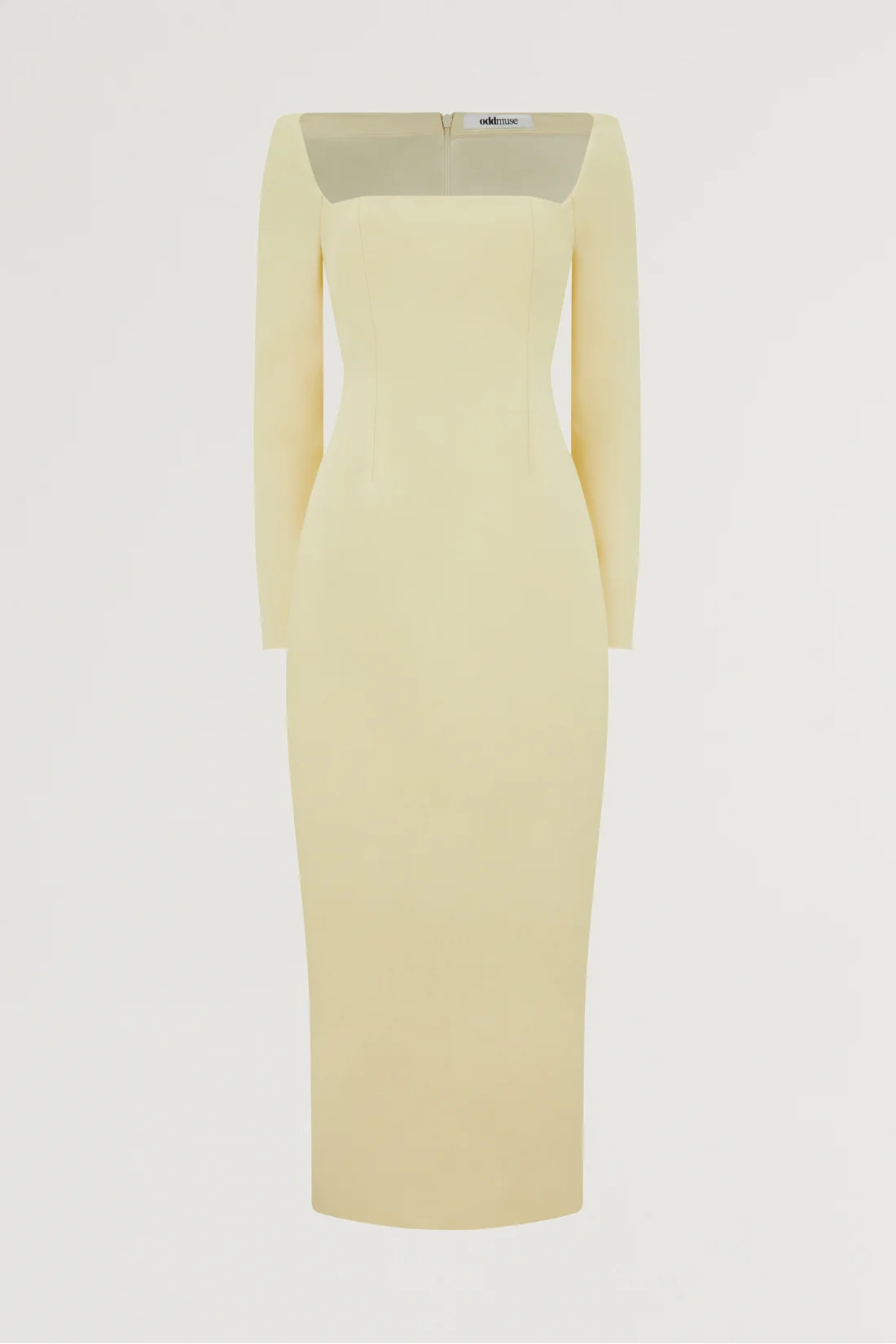 Framed Neckline Maxi Dress - Image 6