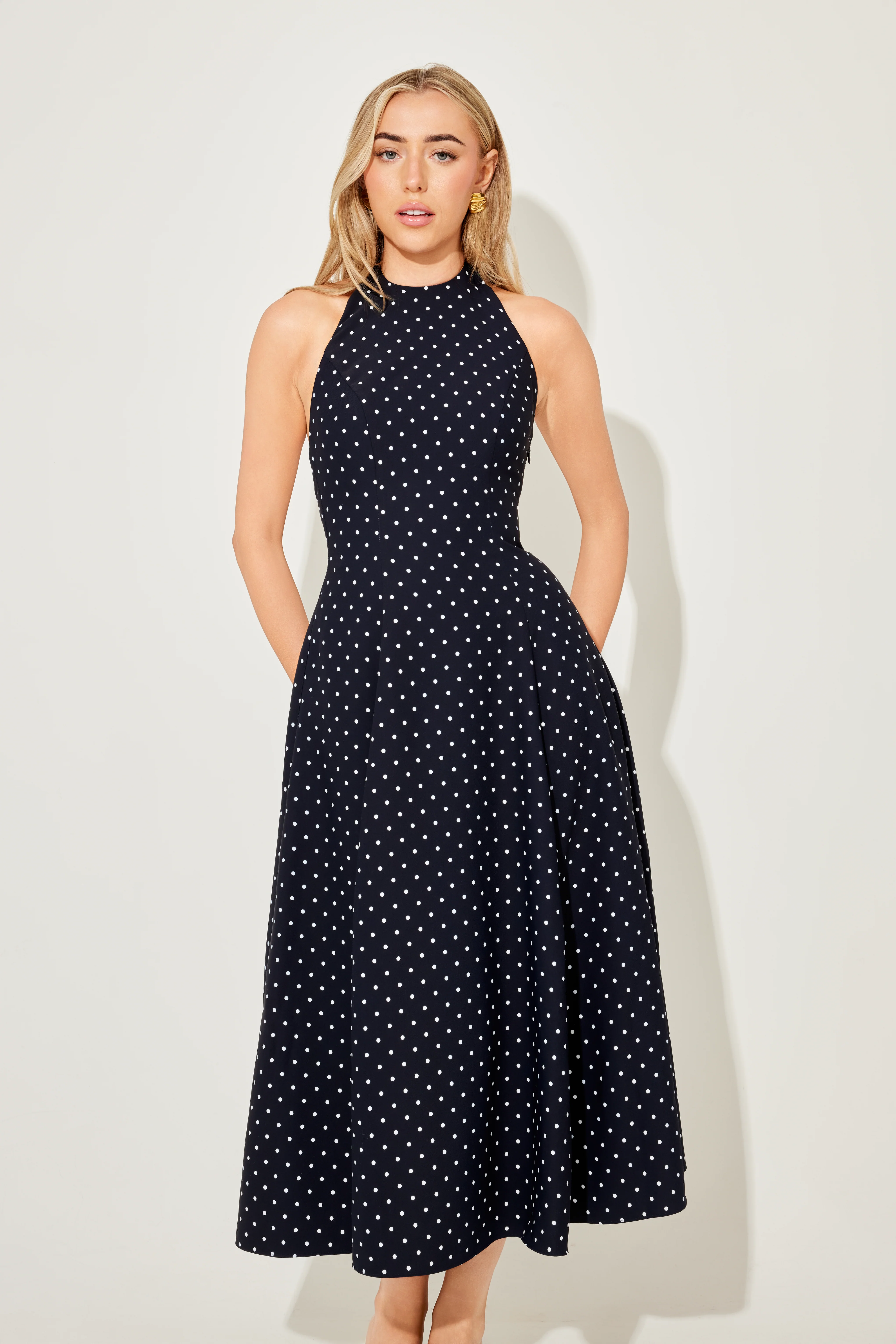 Low Back Midi Dress - Image 3