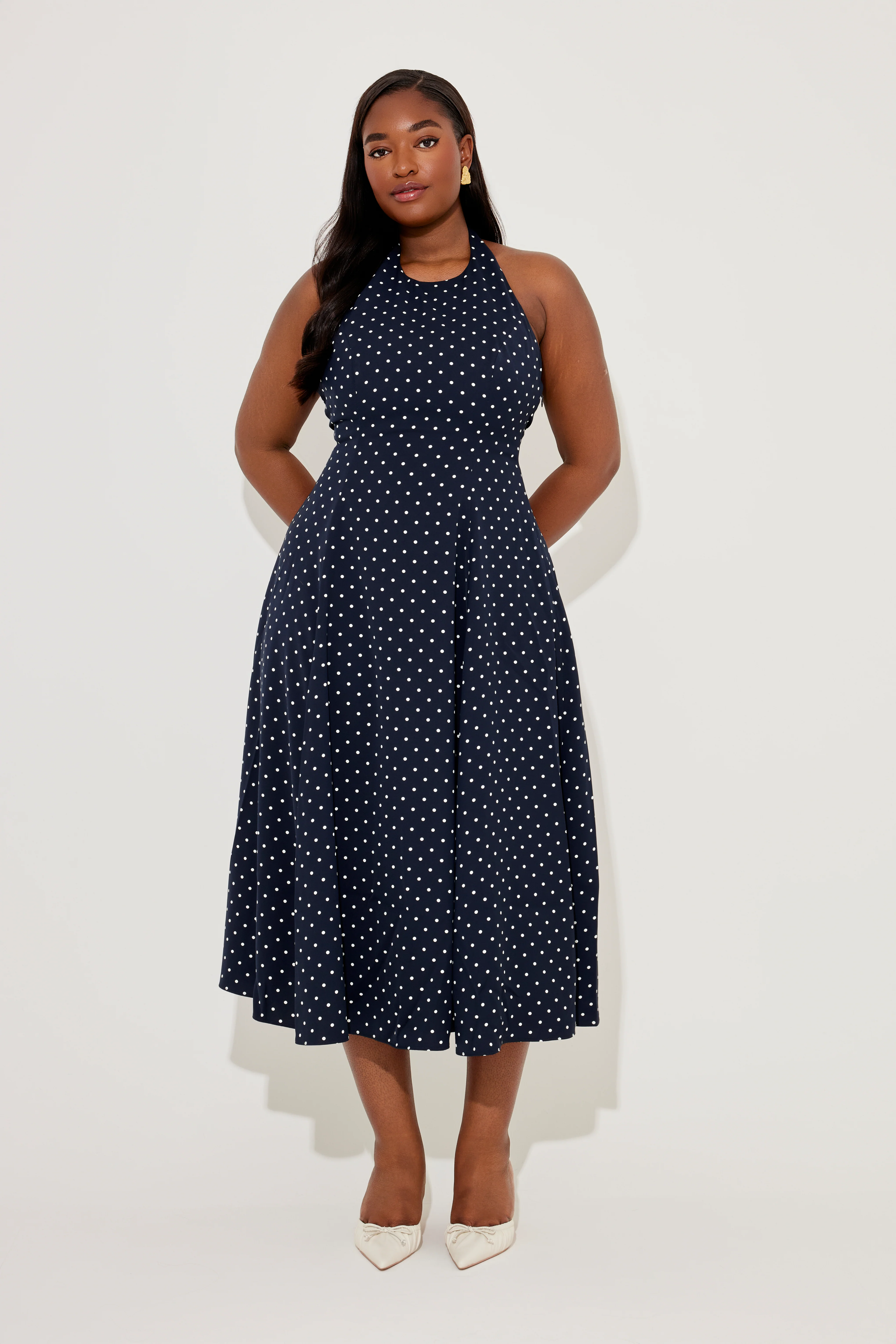Low Back Midi Dress - Image 4