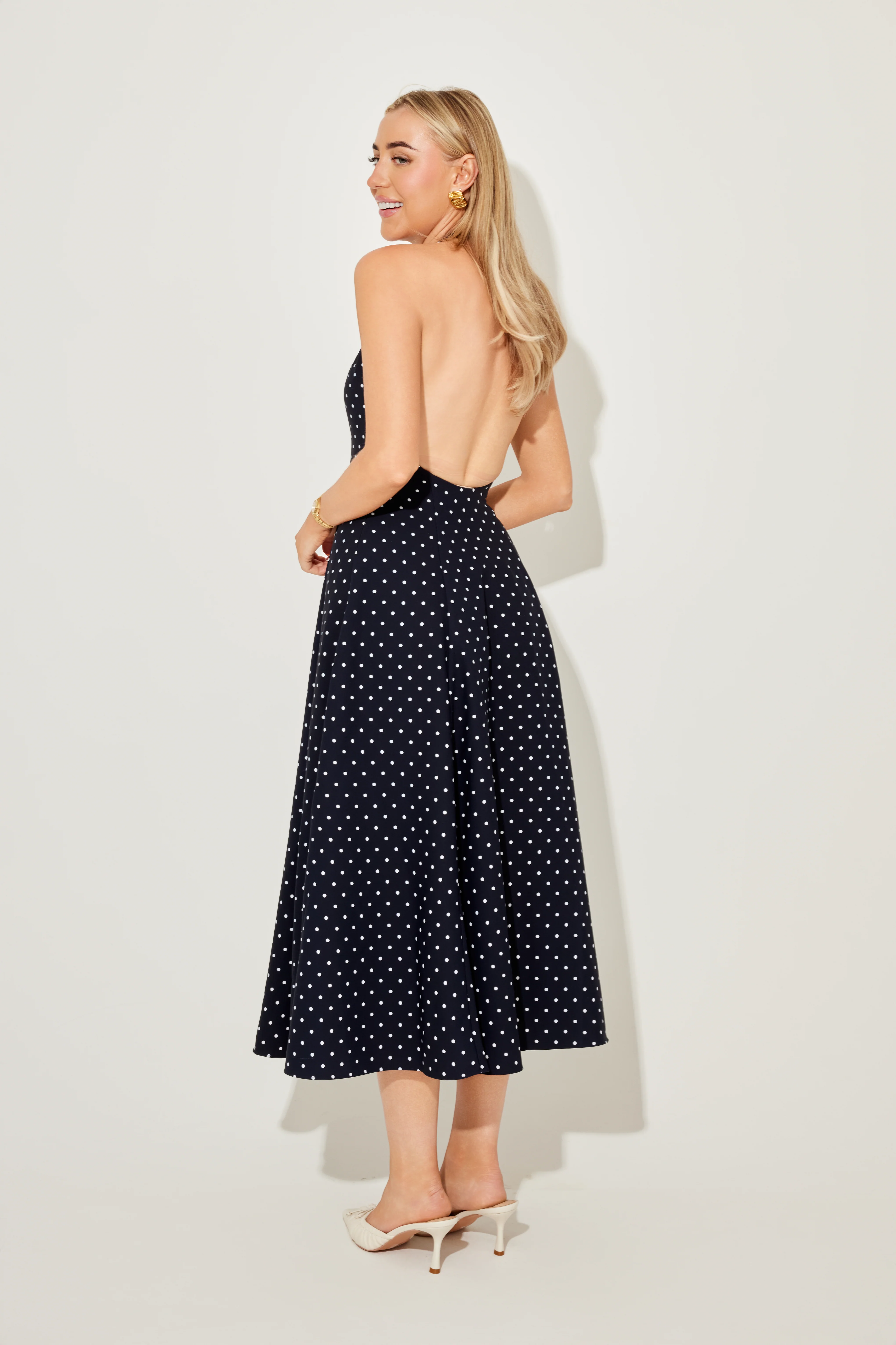 Low Back Midi Dress - Image 5