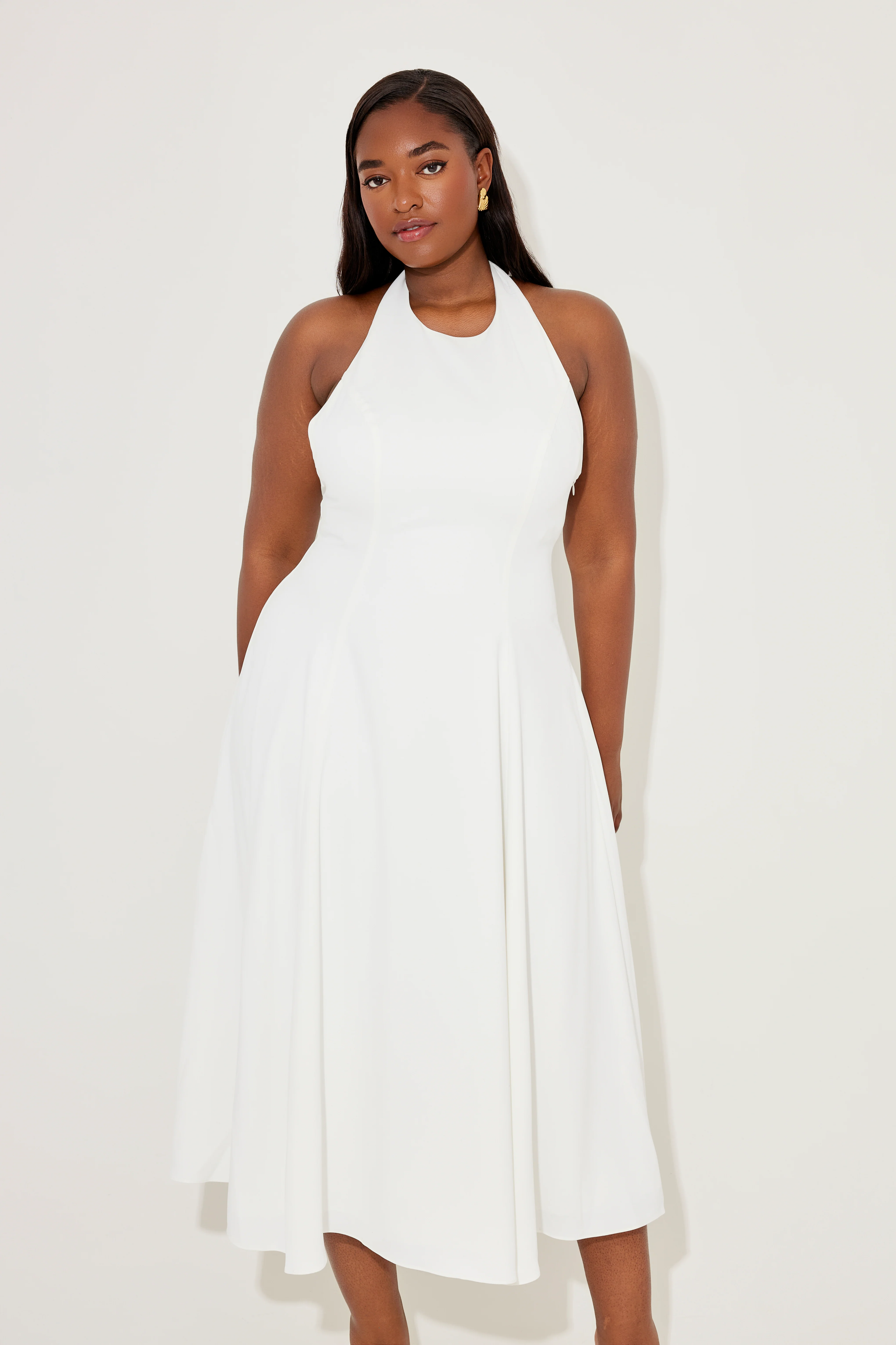 Low Back Midi Dress - Image 5