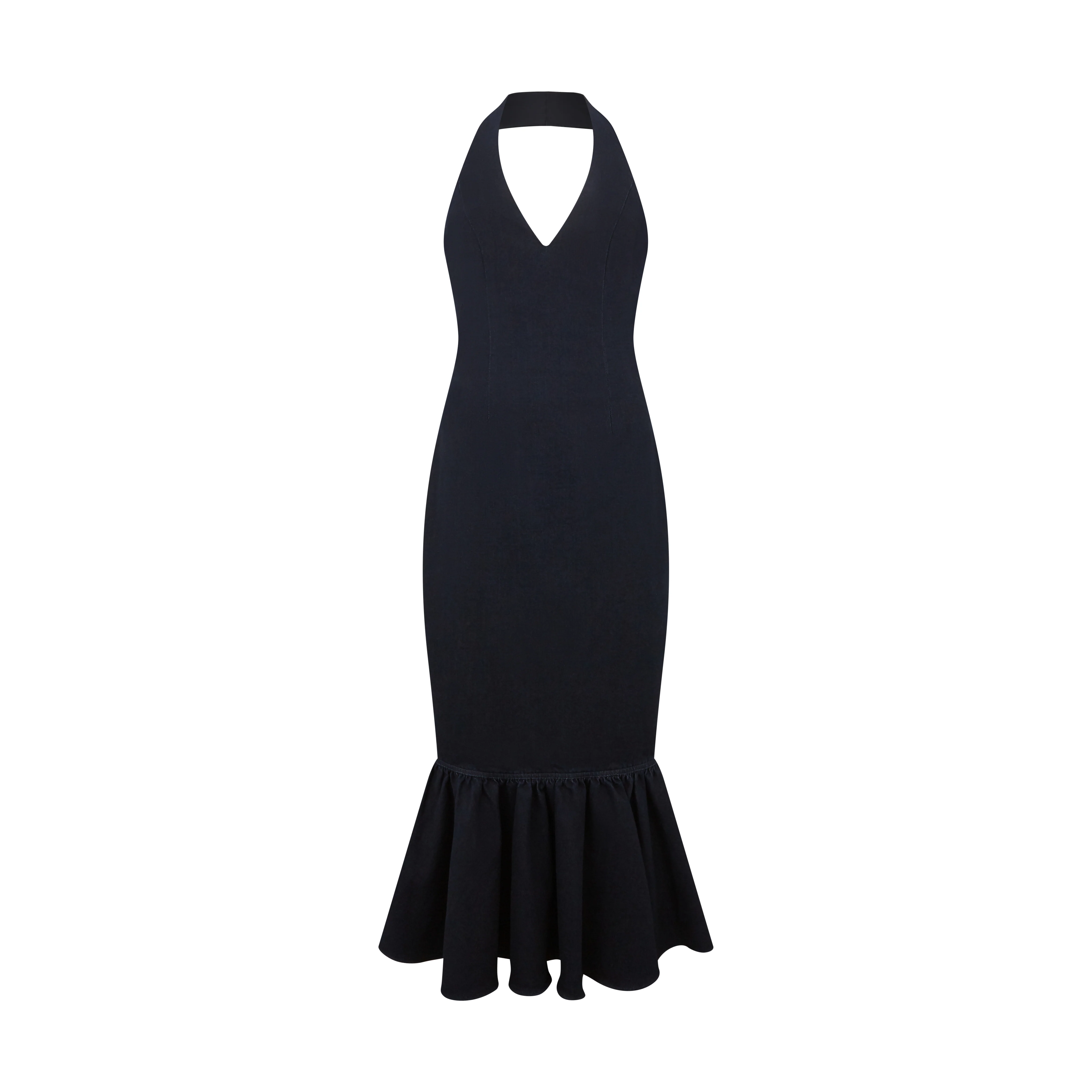 Peplum Hem Midi Dress - Image 5