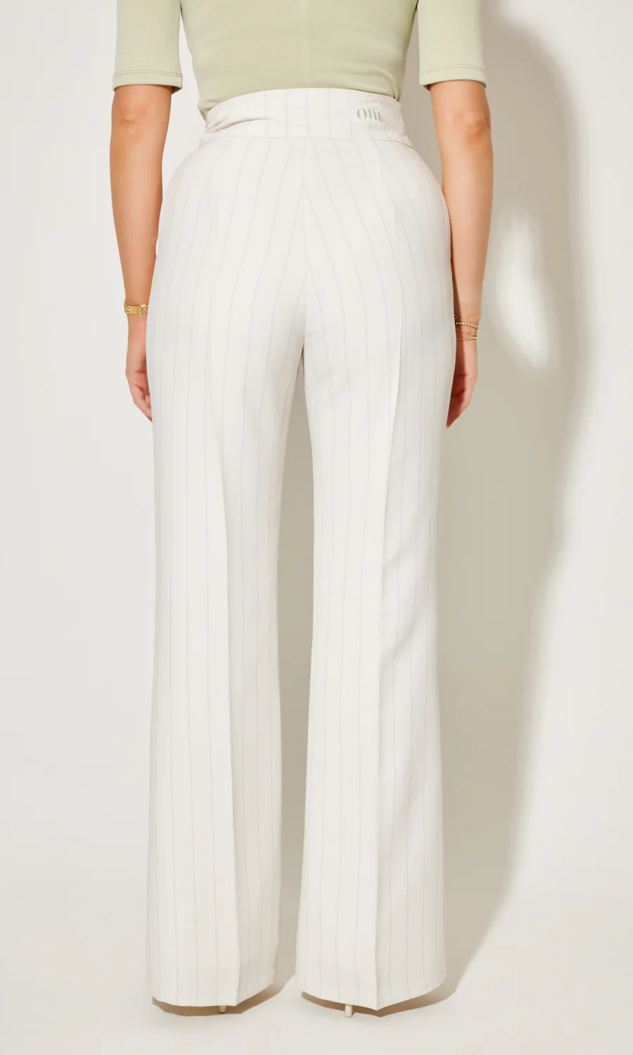 Pinstripe Trousers - Image 4
