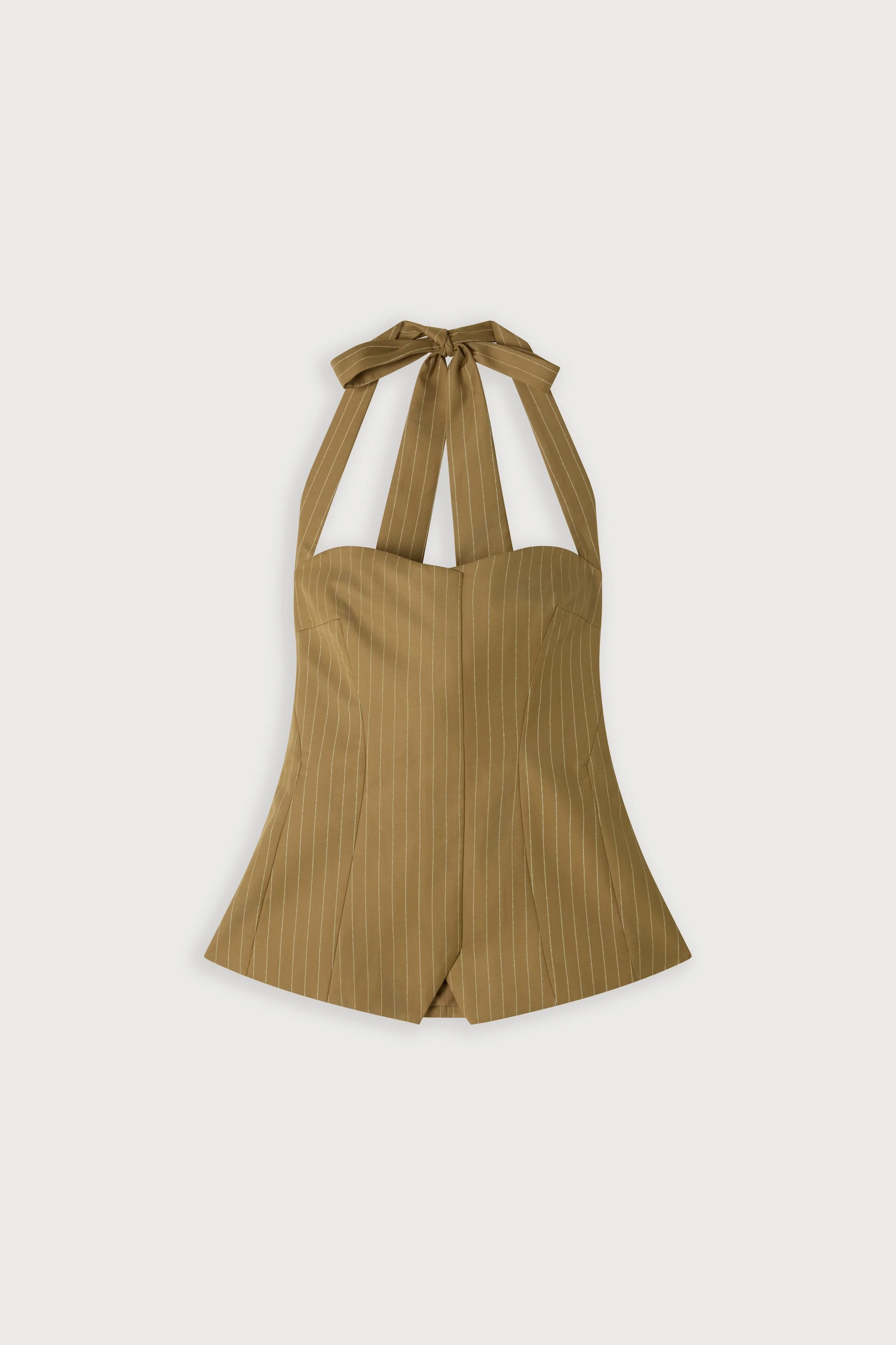 Pinstripe Halter Top - Image 6
