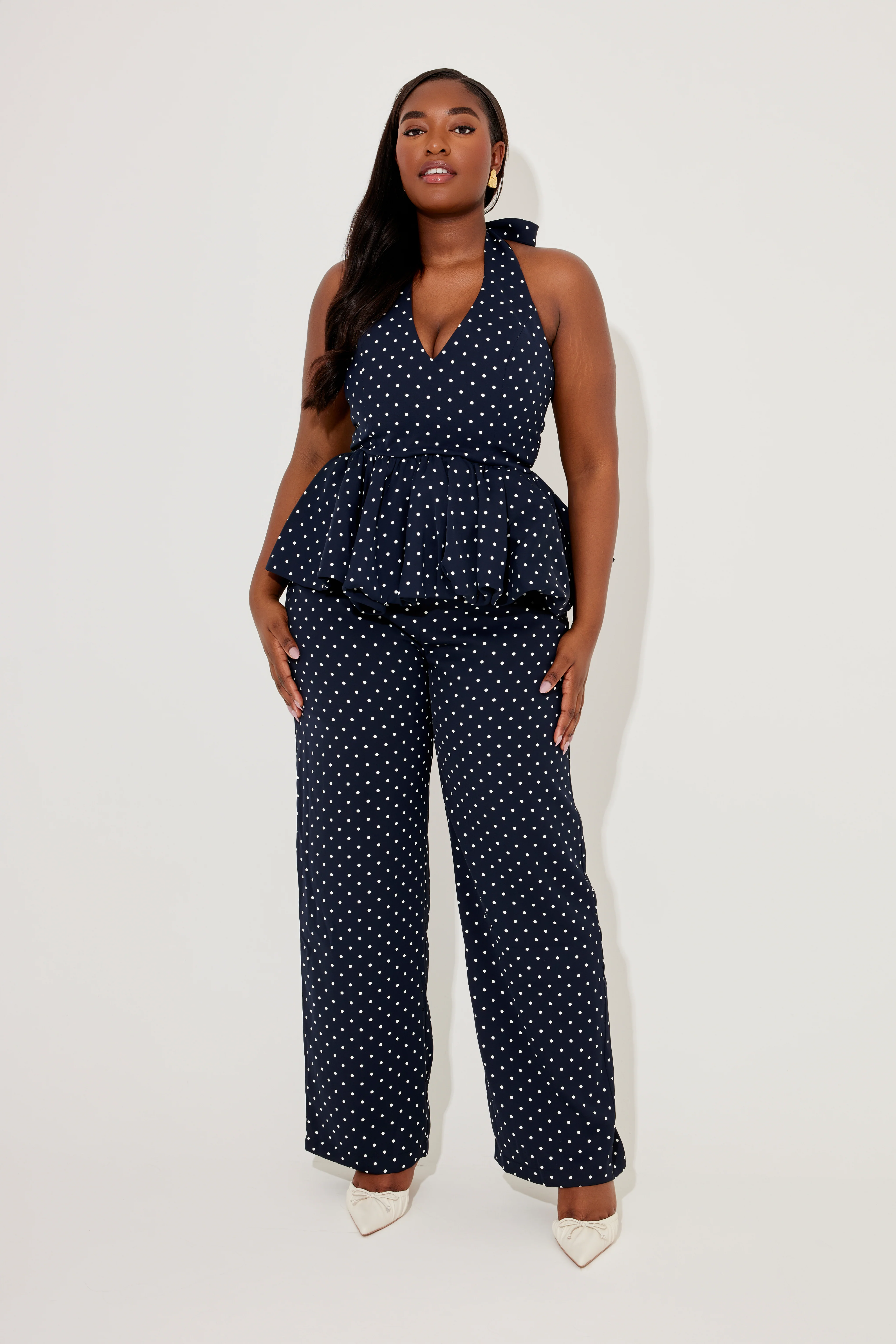 Polka Dot Wide Legs - Image 5