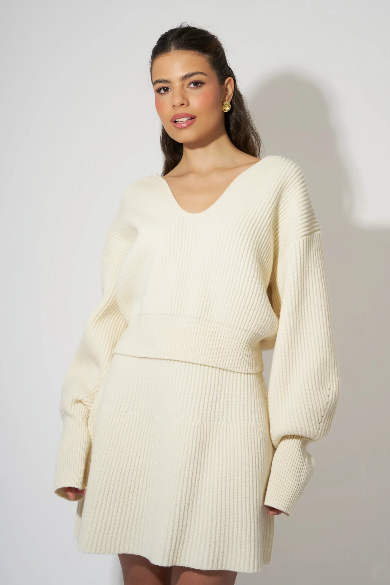 Ribbed Oversized Jumper - Image 3