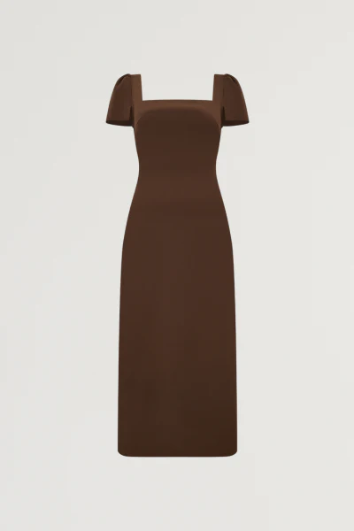 Square Neck Slip Midi Dress - Image 5
