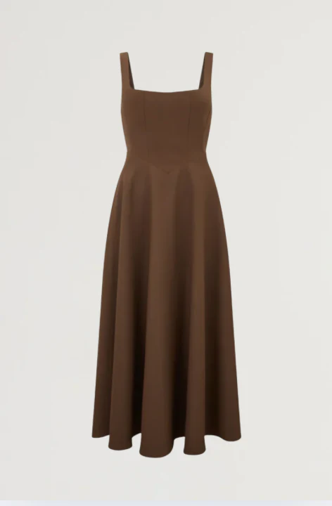 Square Neck Midi Dress - Image 6