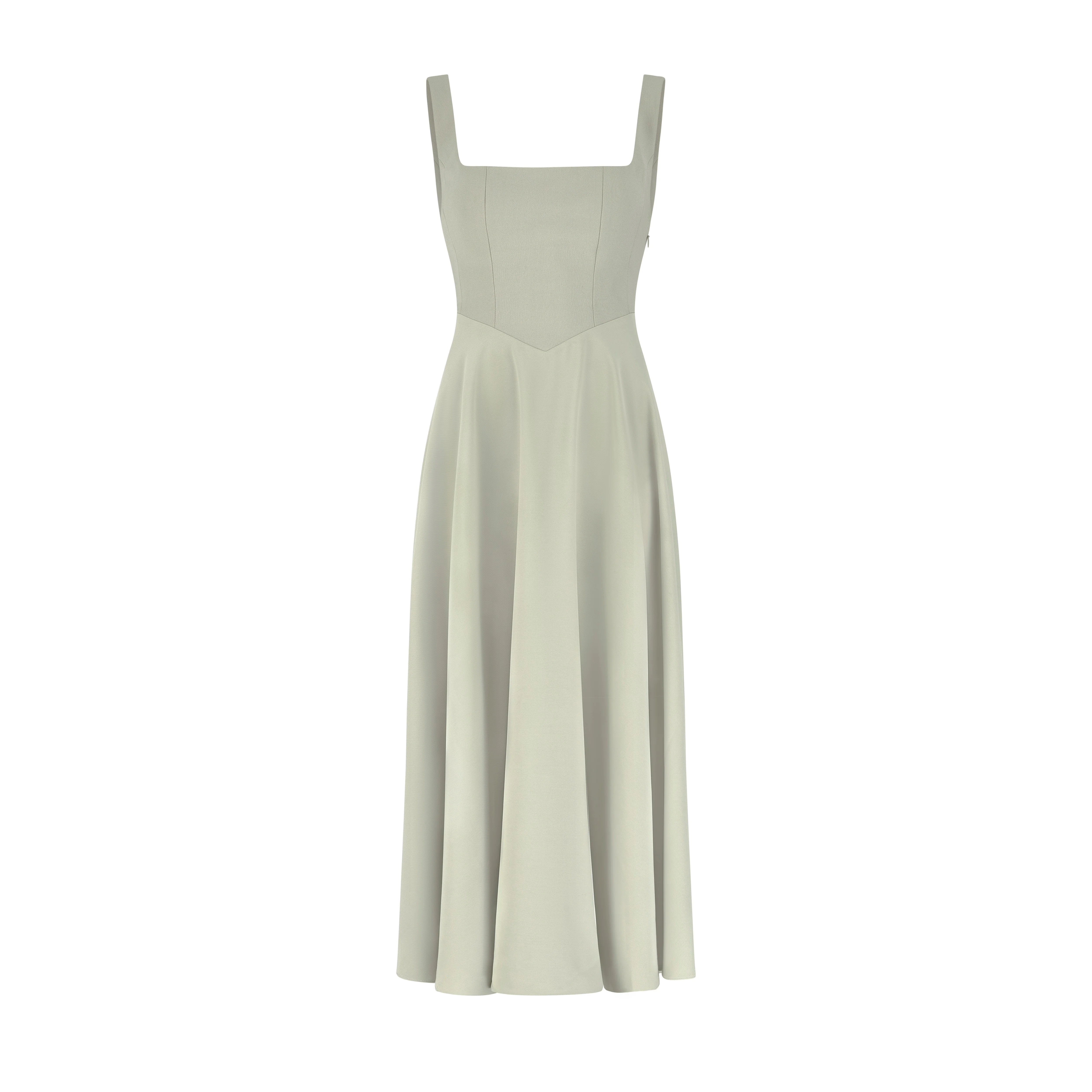 Square Neck Midi Dress - Image 6