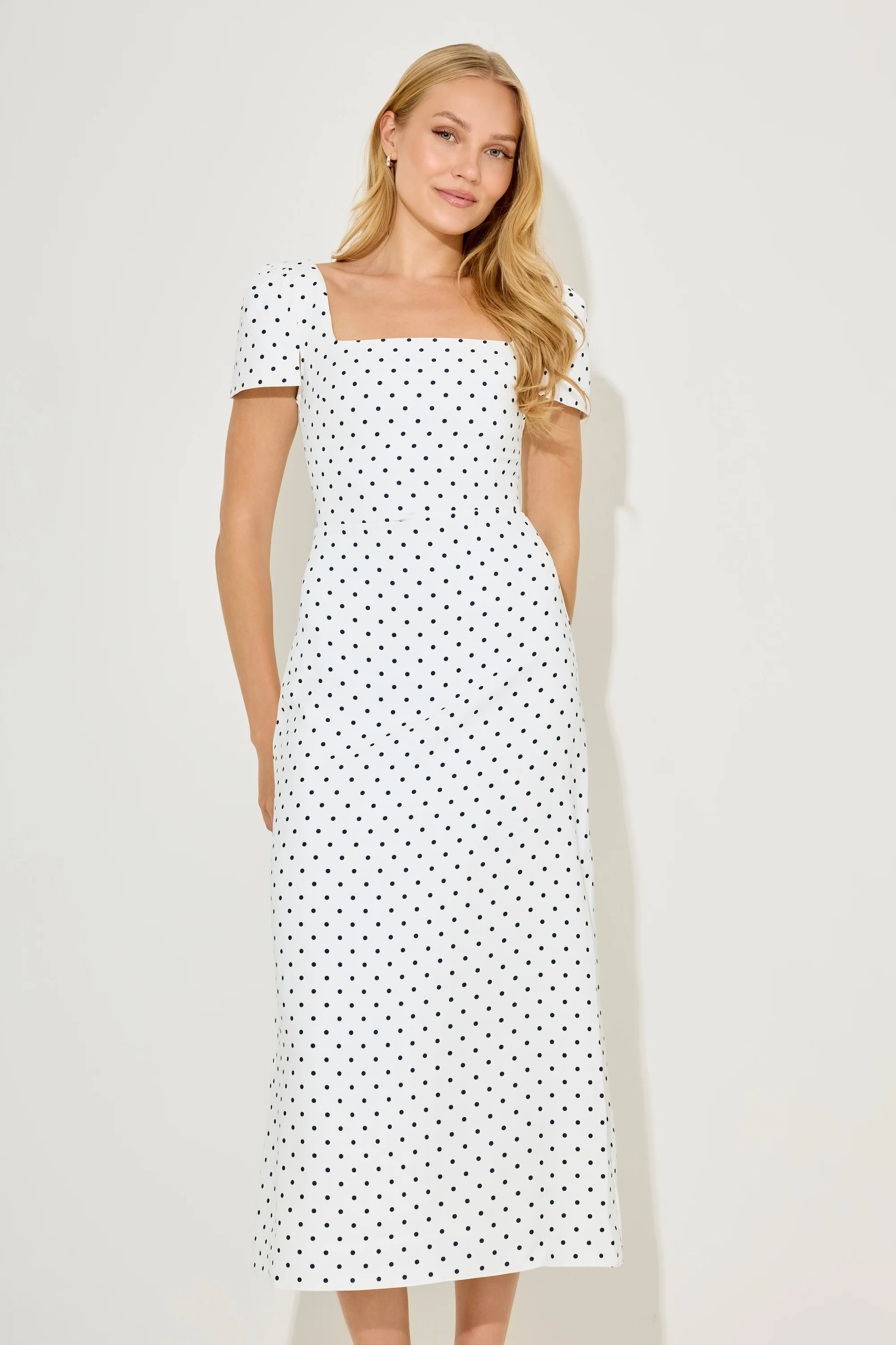 Square Neck Slip Midi Dress - Image 3
