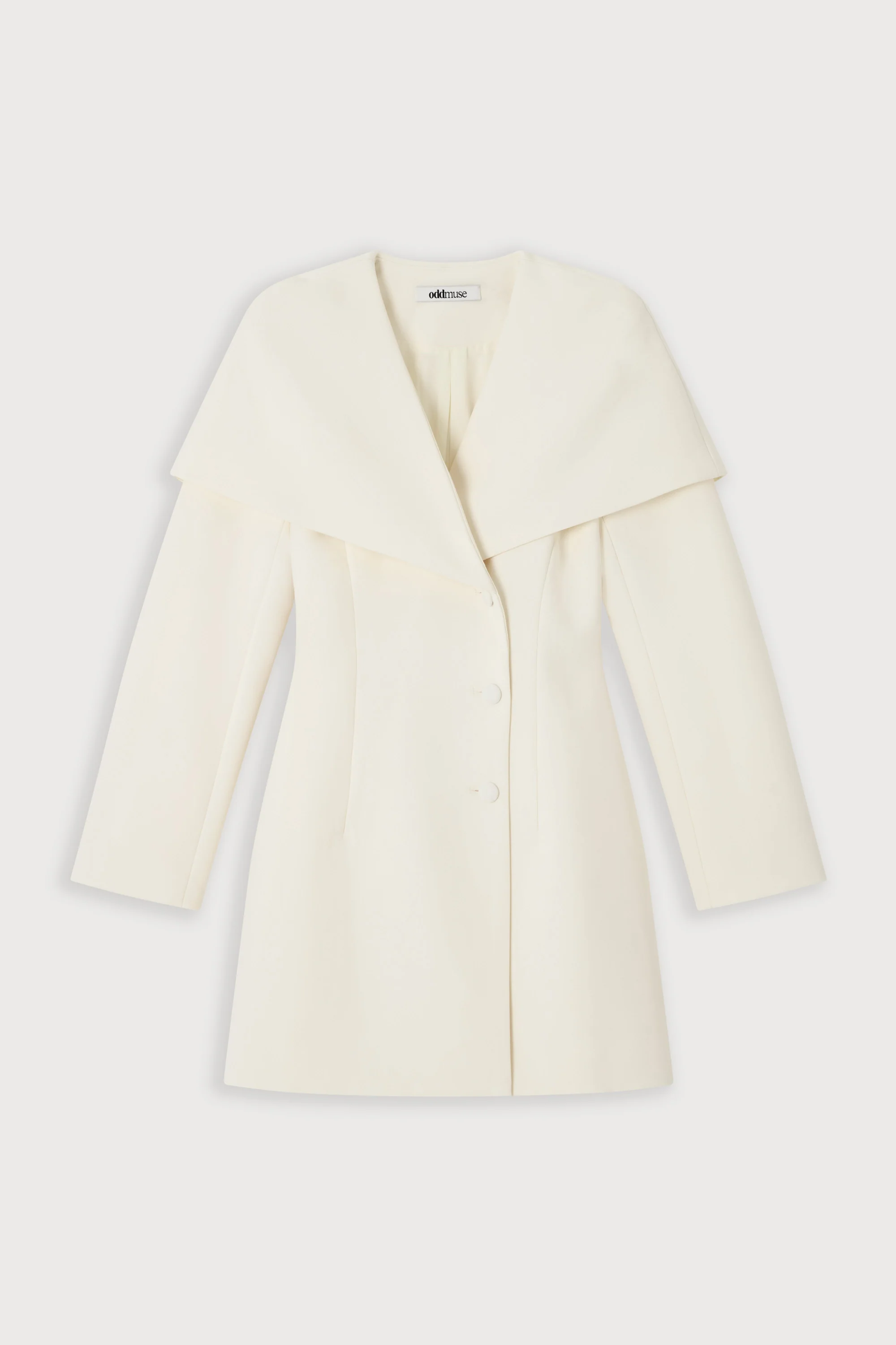 Statement Collar Mini Dress - Image 6
