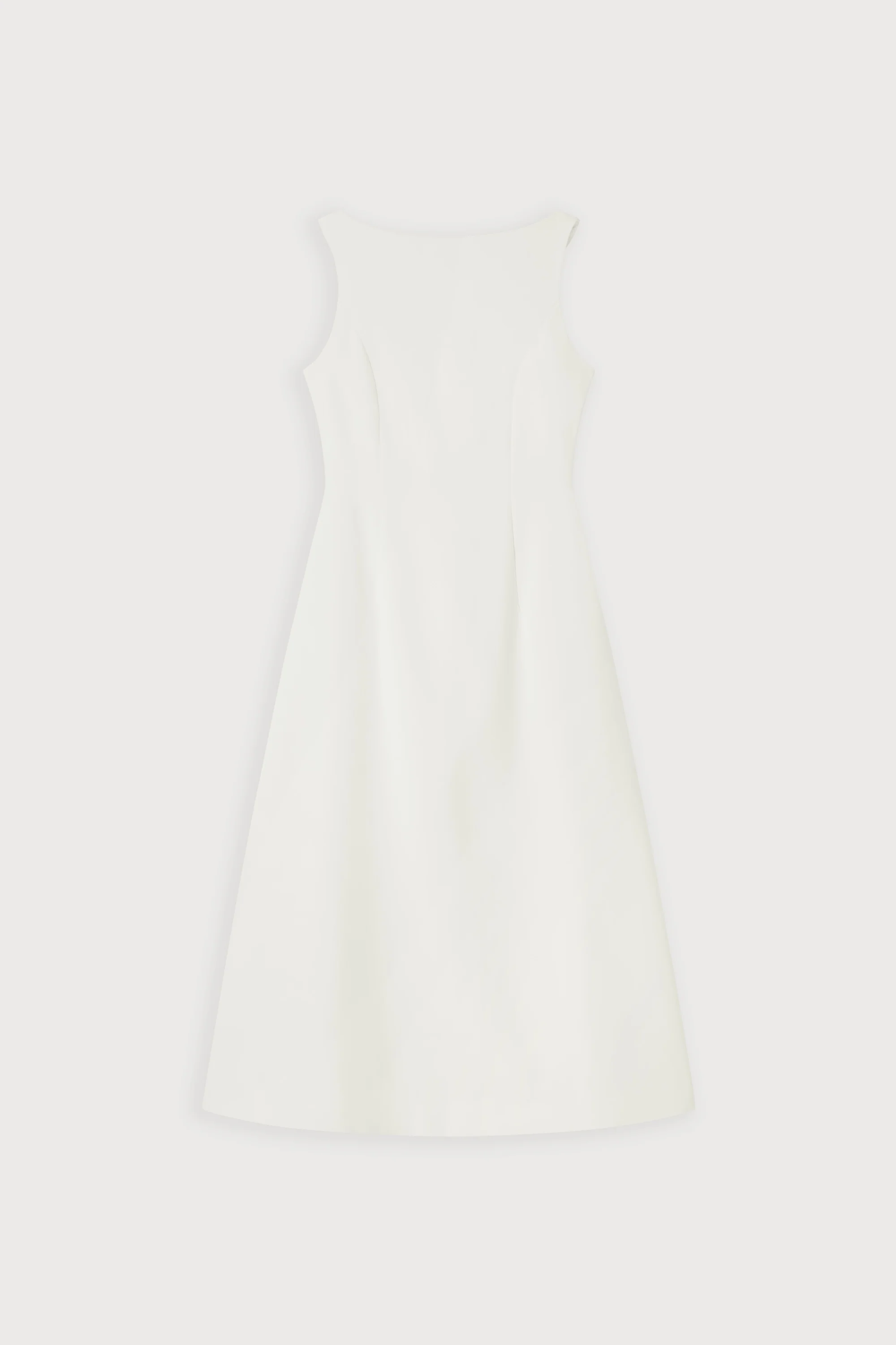 Straight Neck Midi Dress - Image 7