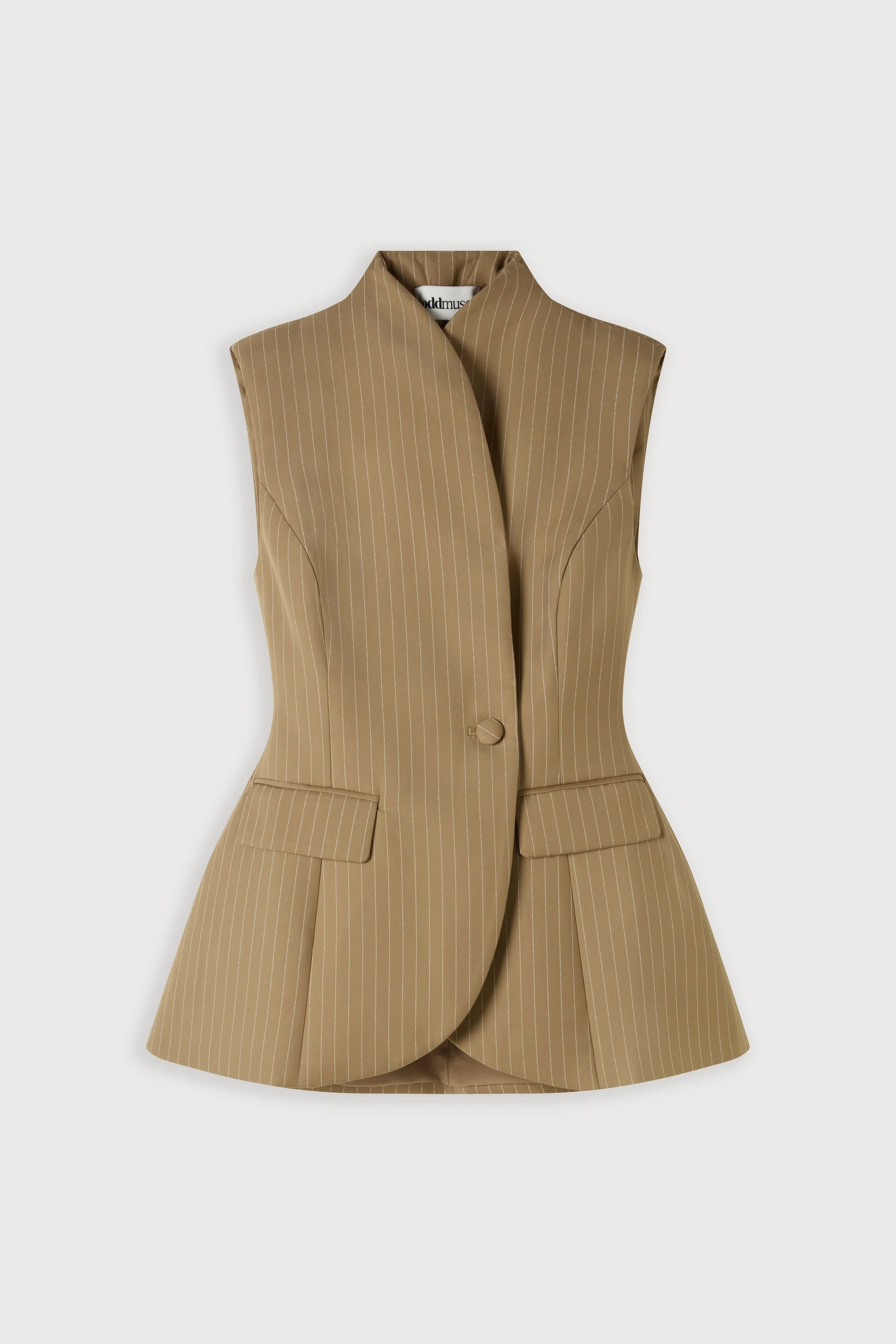 Tailored Sleeveless Blazer - Image 6