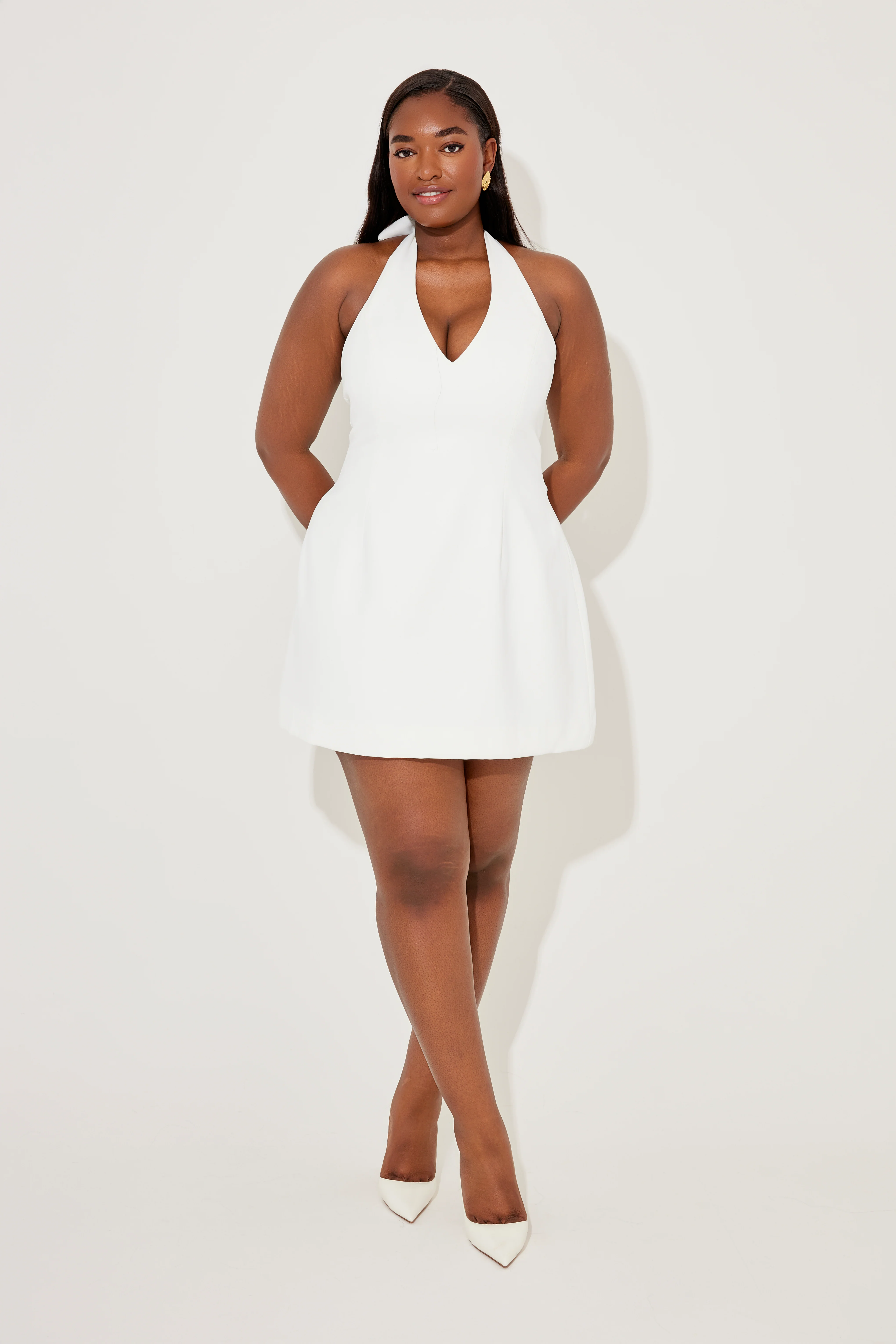 Volume Skirt Mini Dress - Image 5