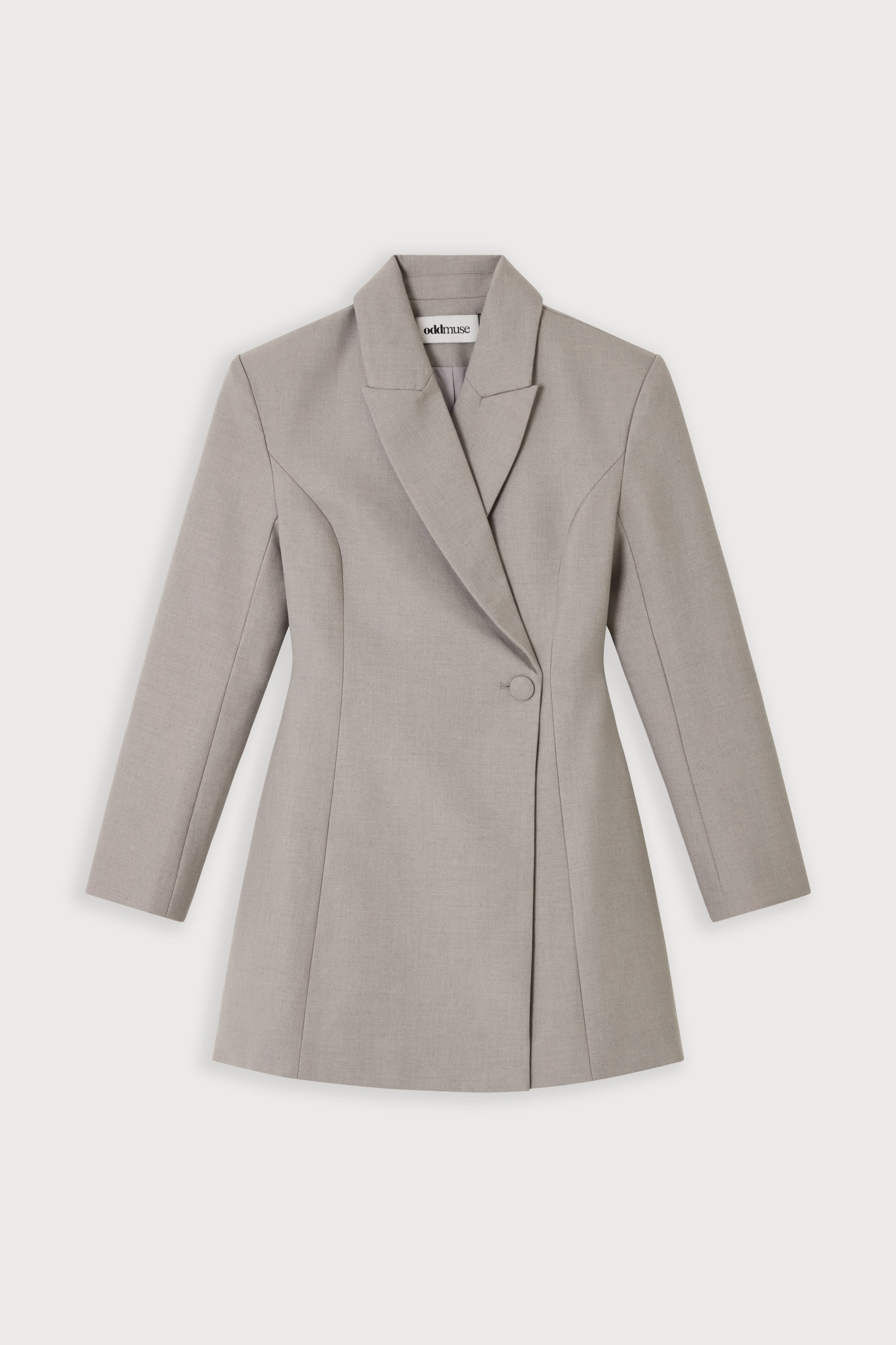 Wool Mix Tailored Blazer Dress - Image 7