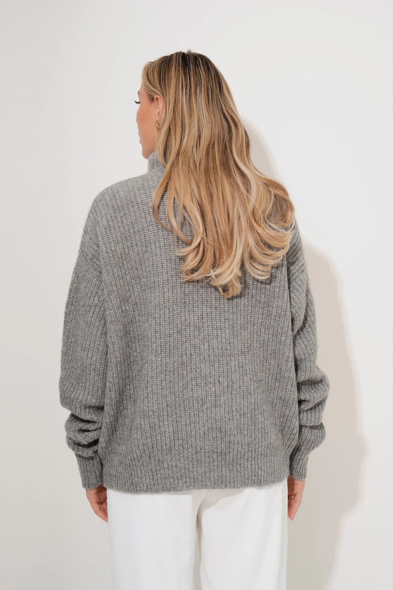 Wool Zip Jumper - Image 4
