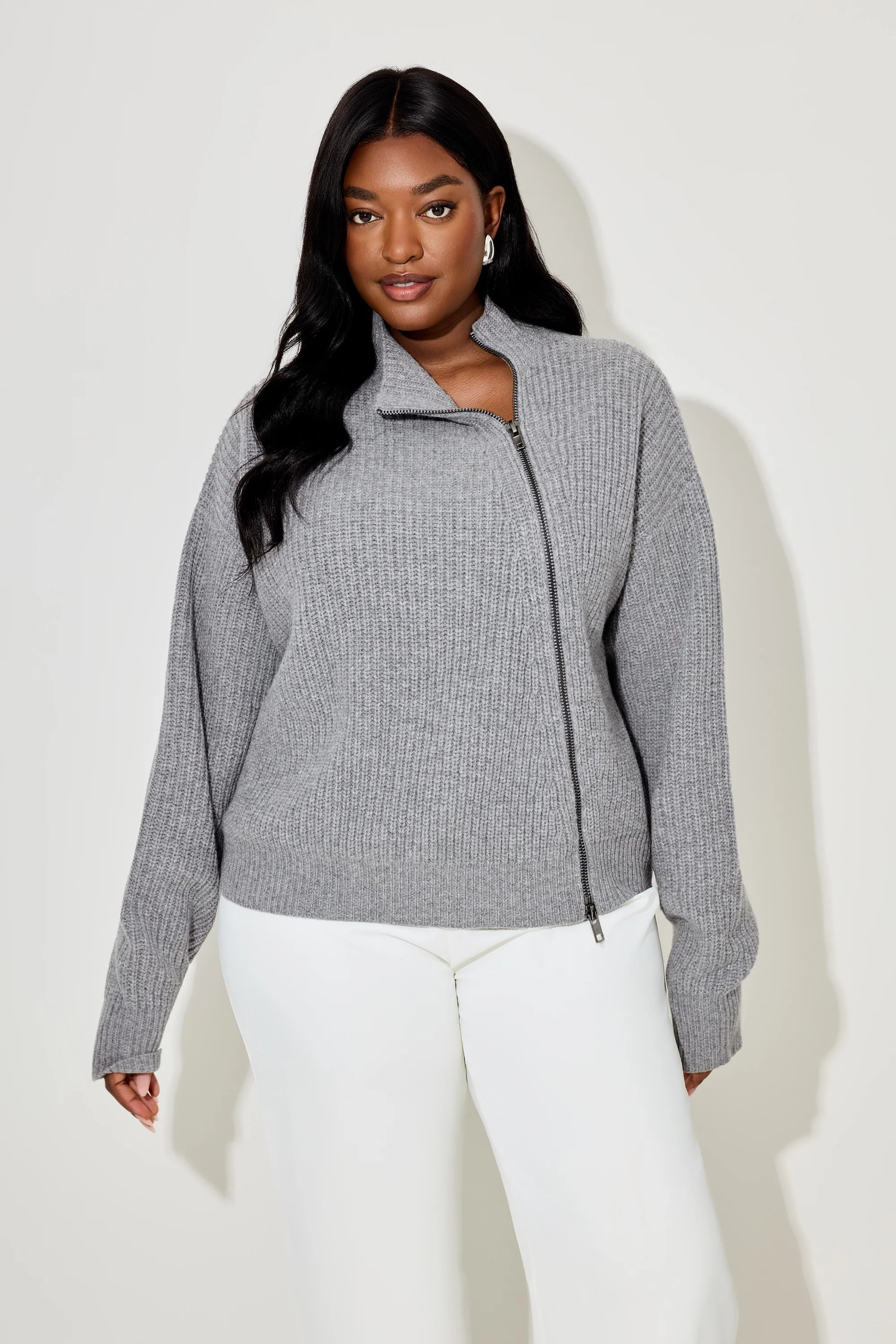Wool Zip Jumper - Image 6