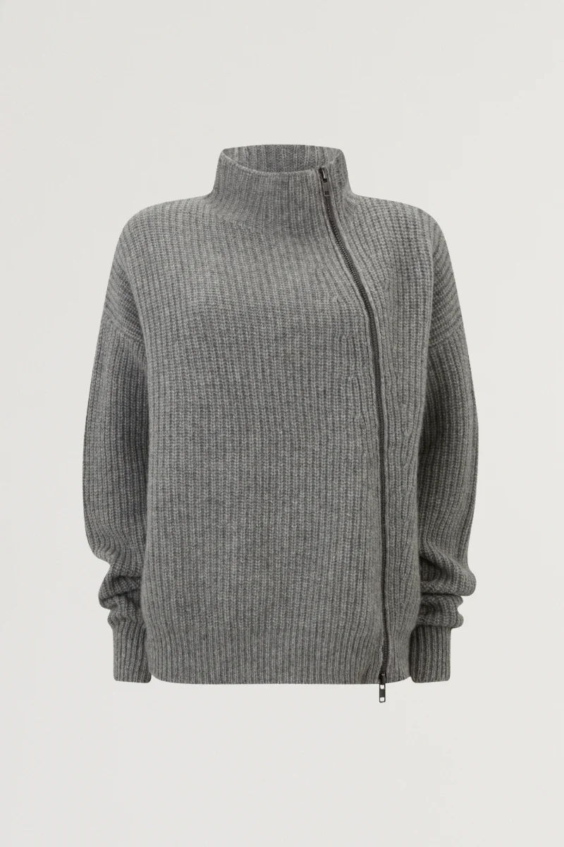 Wool Zip Jumper - Image 7