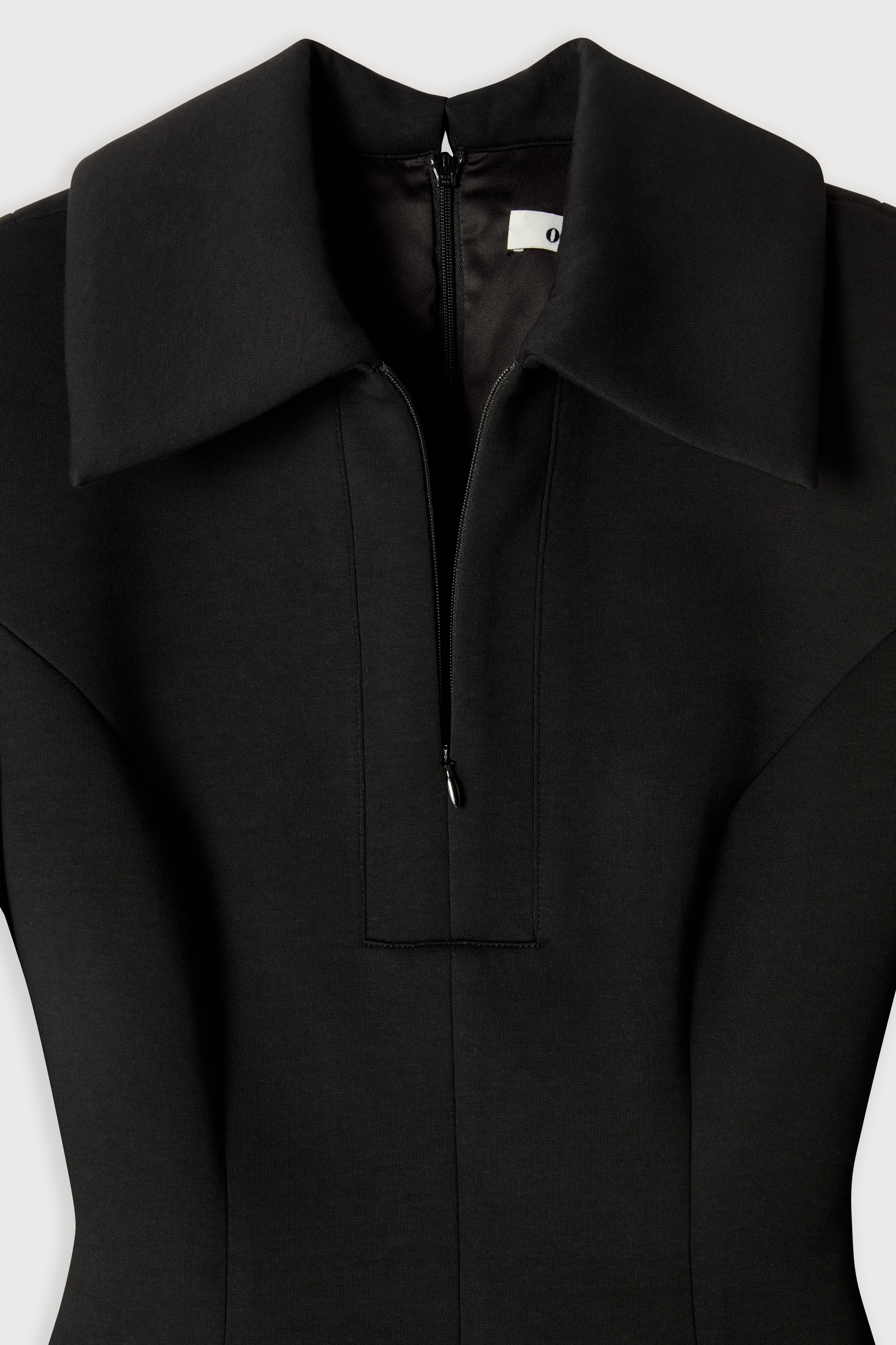 Zip Detail Mini Dress - Image 8